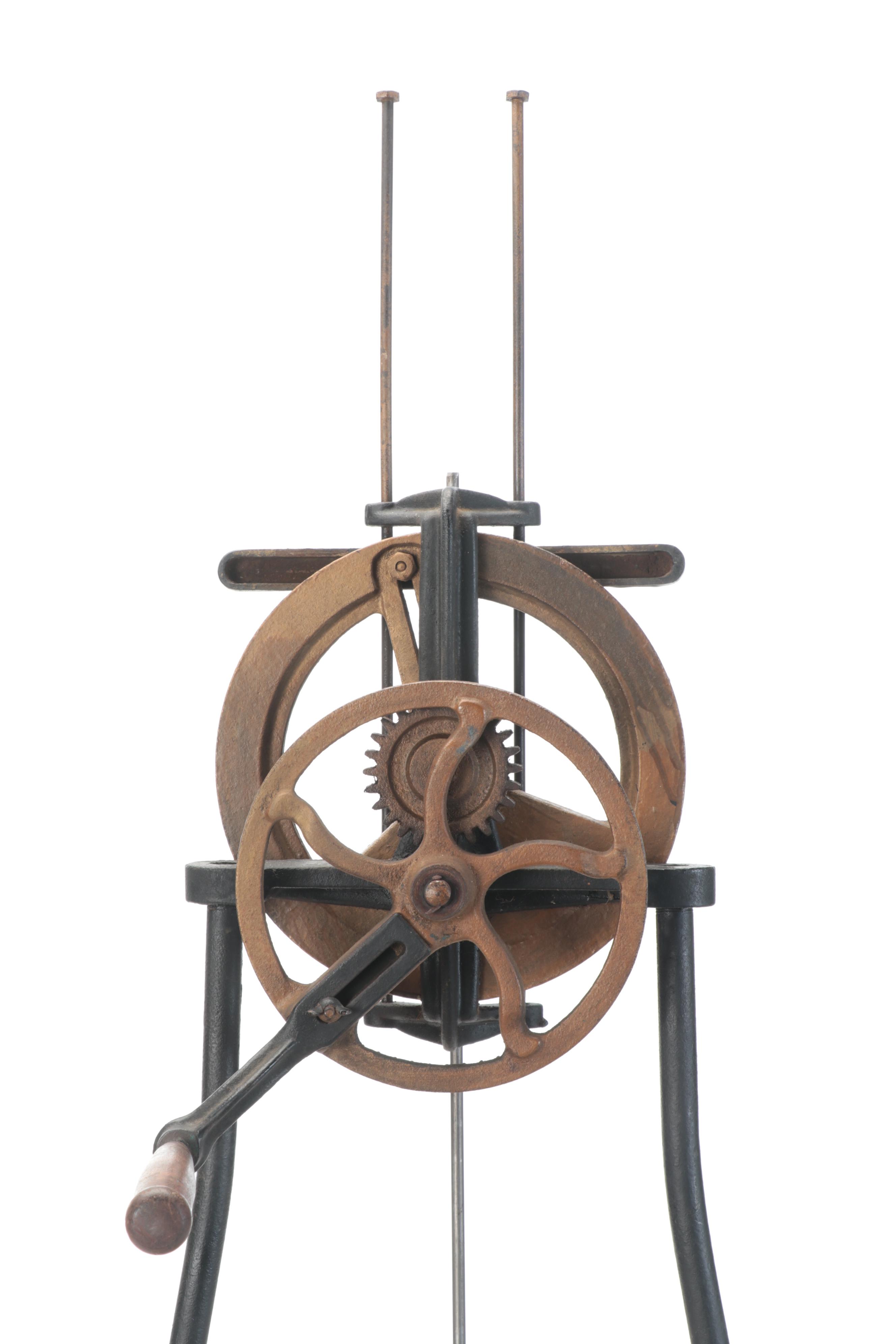 Hand-Crank Butter Churn Stand