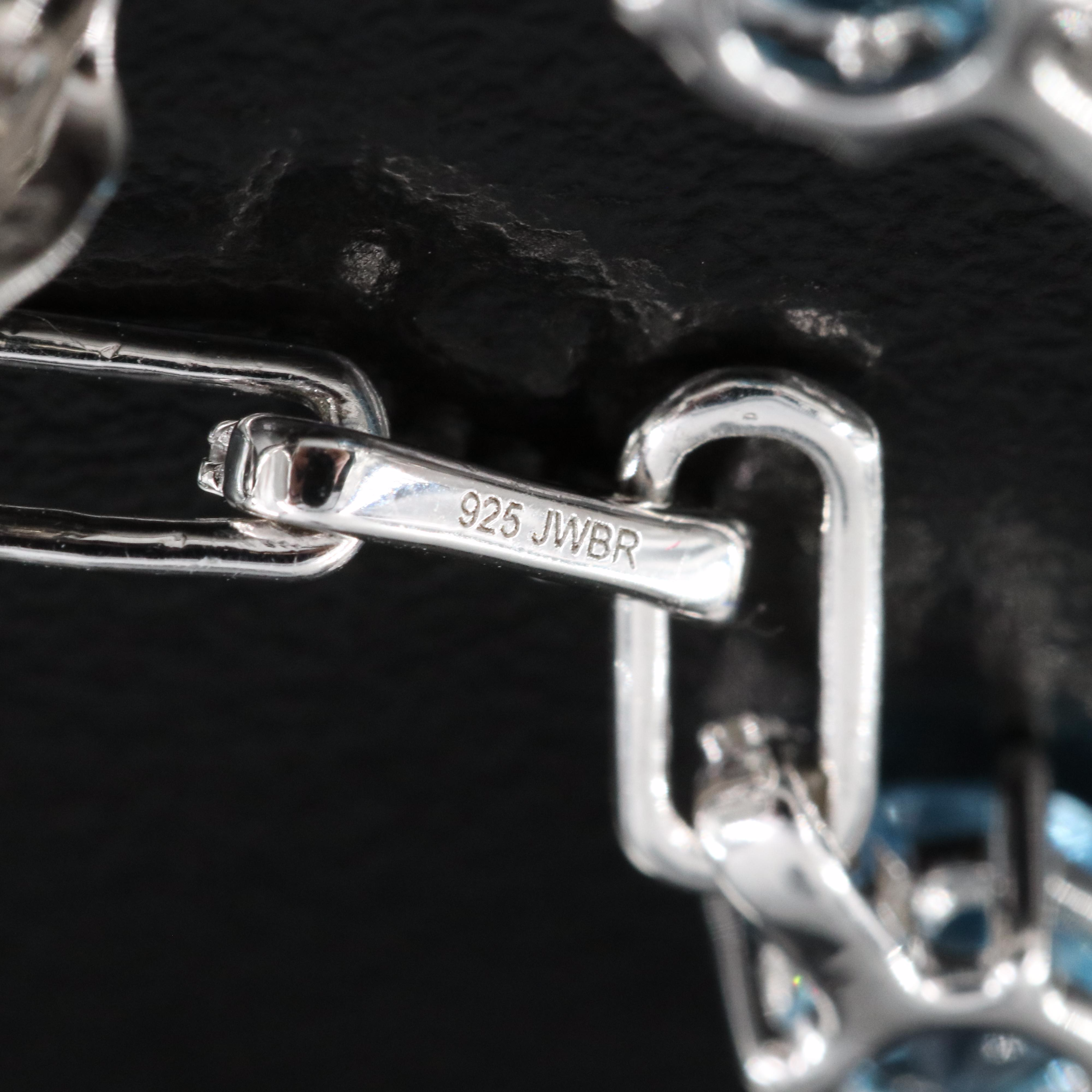 Sterling Sky Blue Topaz and White Sapphire Earrings