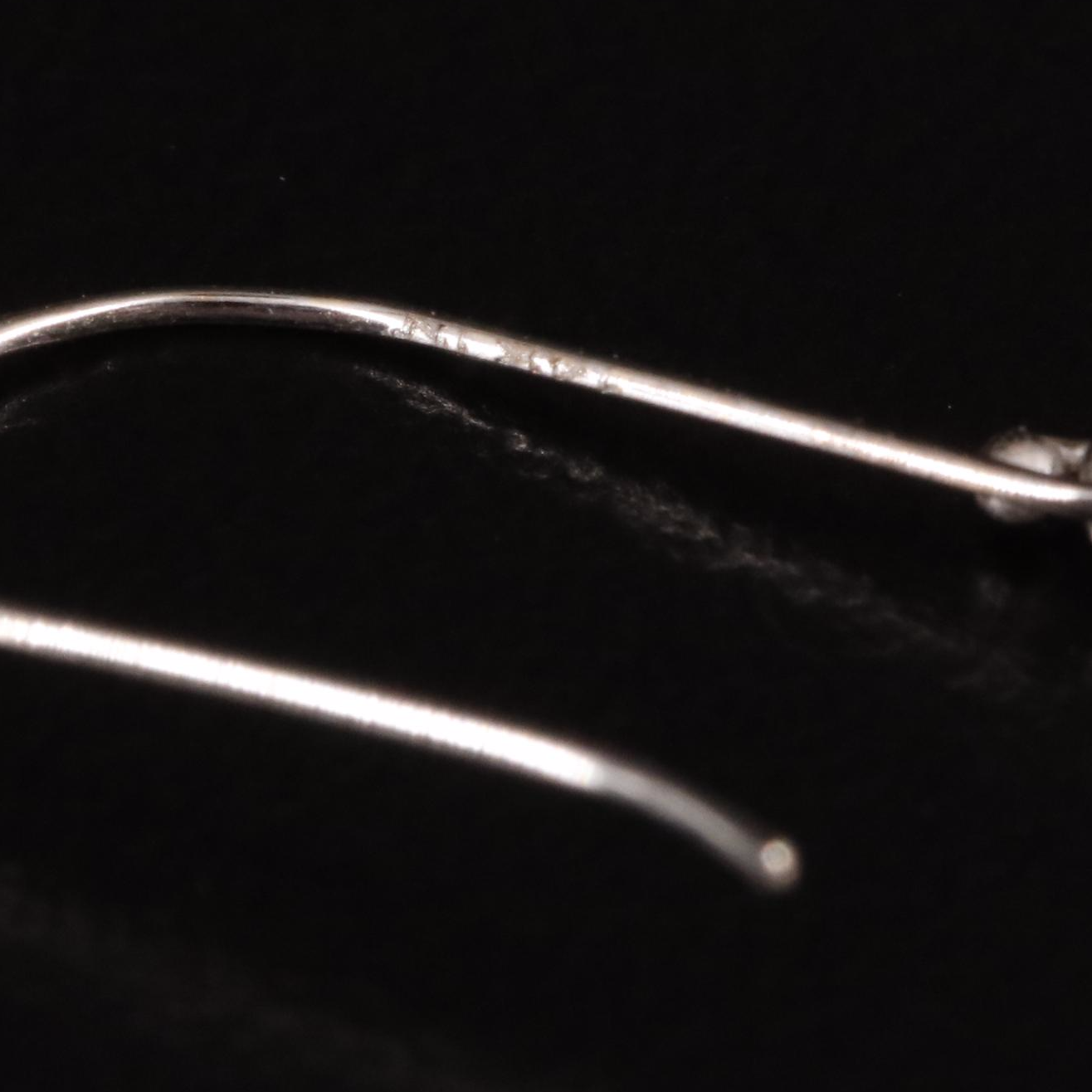 14K Blue Topaz Drop Earrings