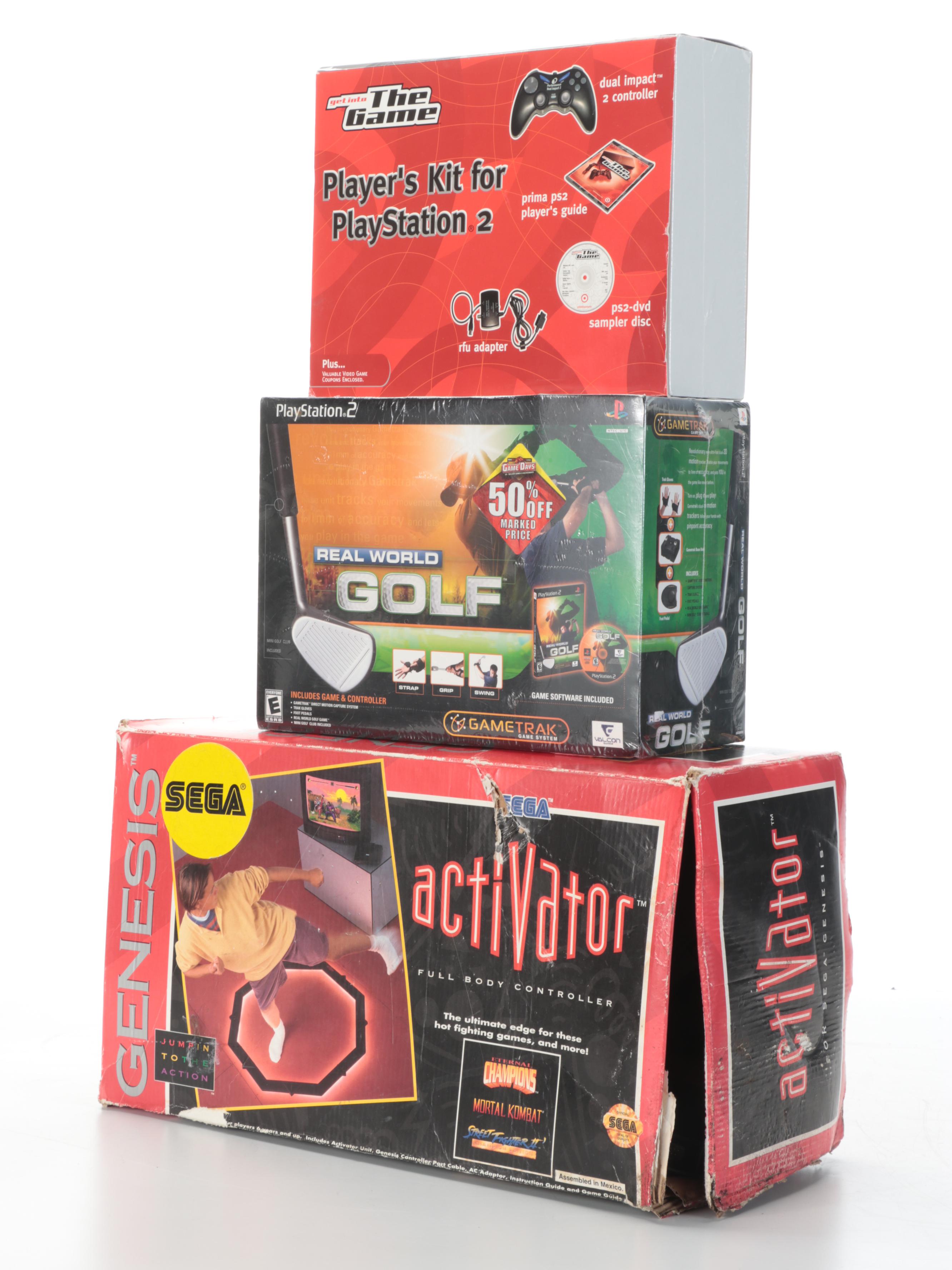 Sega Genesis System Console, Portable Console, Playstation 2 Golf, and More