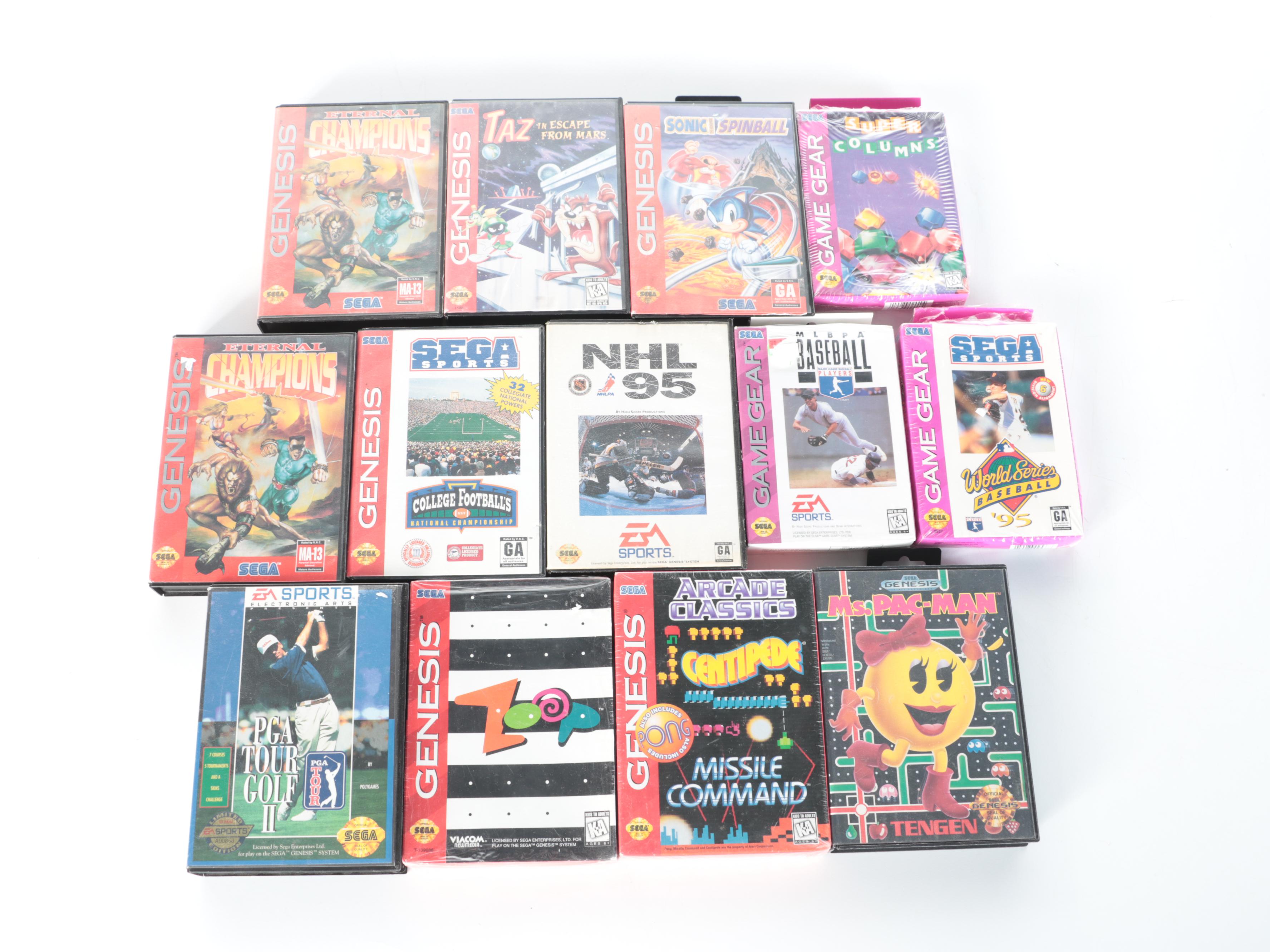 Sega Genesis System Console, Portable Console, Playstation 2 Golf, and More