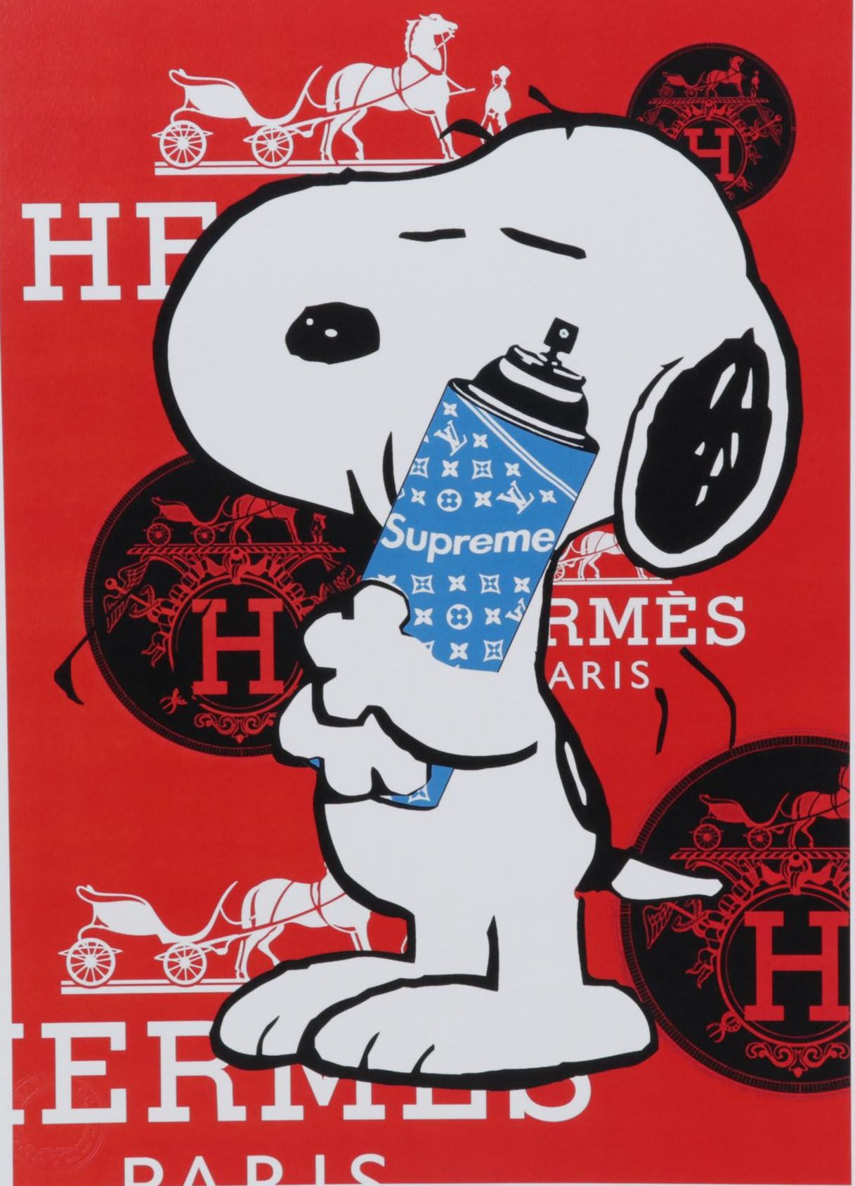Death NYC Digital Pop Art Print "Snoopy," 2022