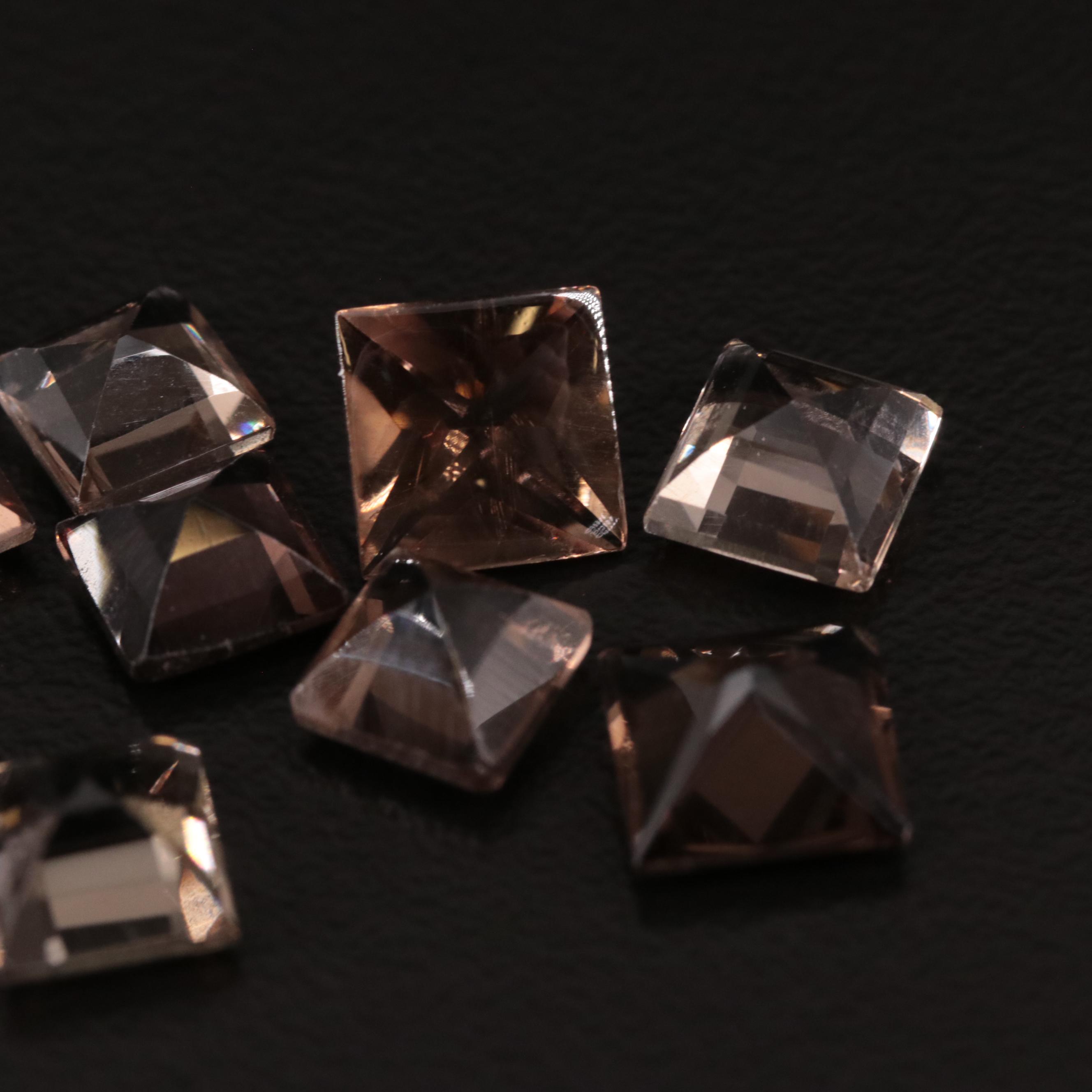 Loose 13.26 CTW Smoky Quartz Lot