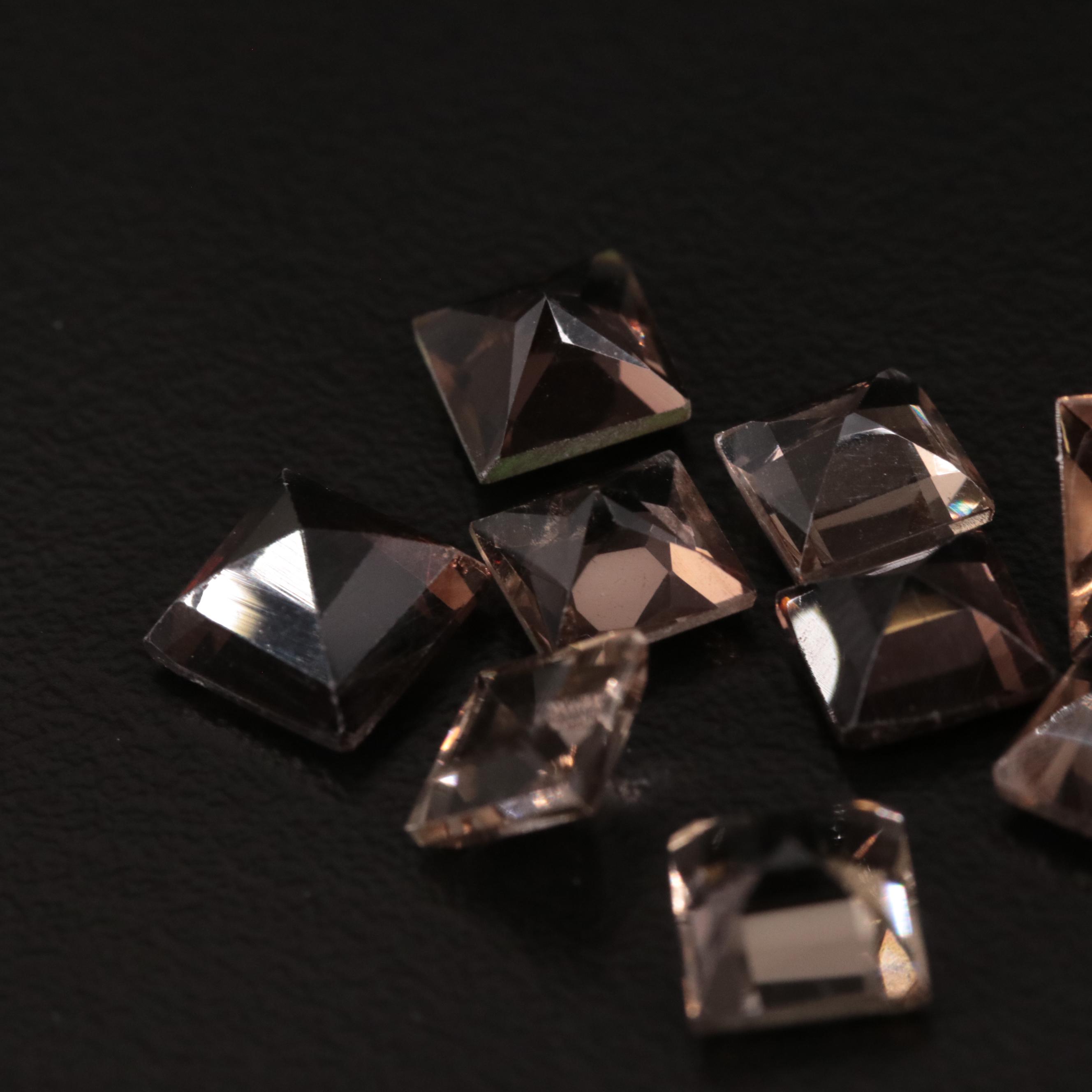 Loose 13.26 CTW Smoky Quartz Lot