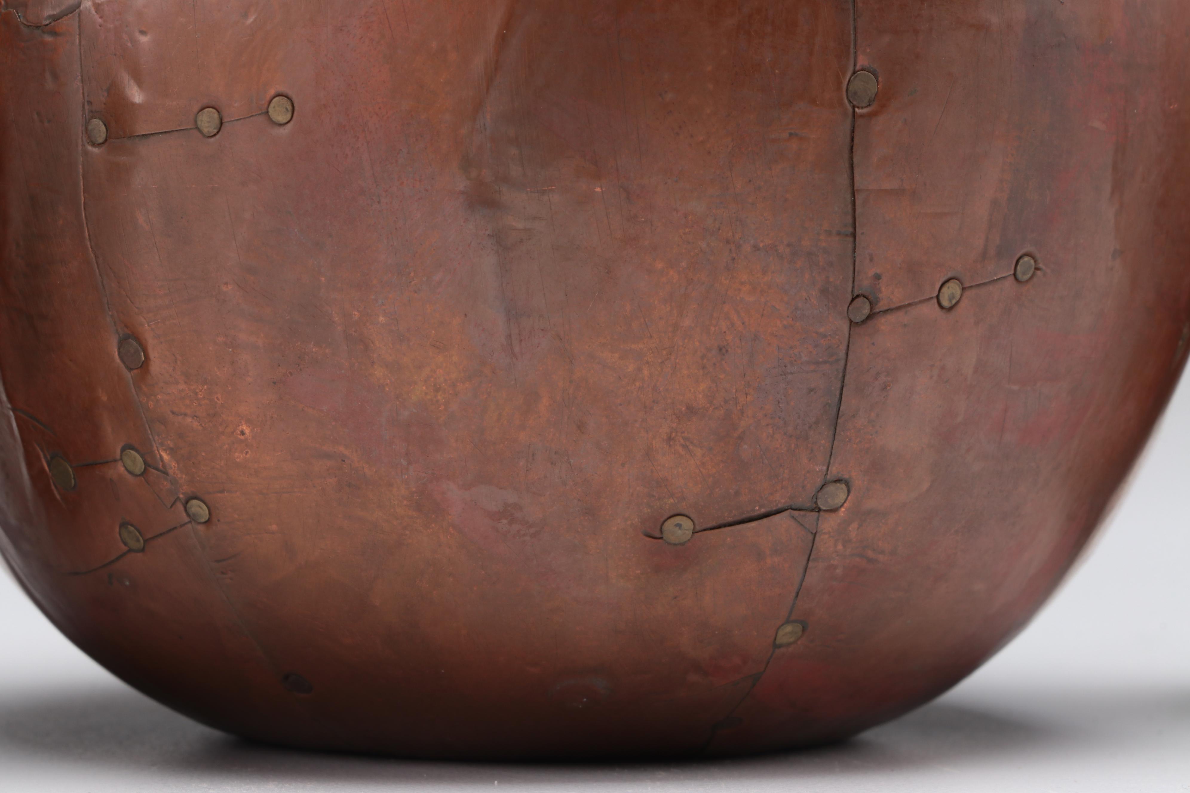 English Hand-Wrought Copper Eggs