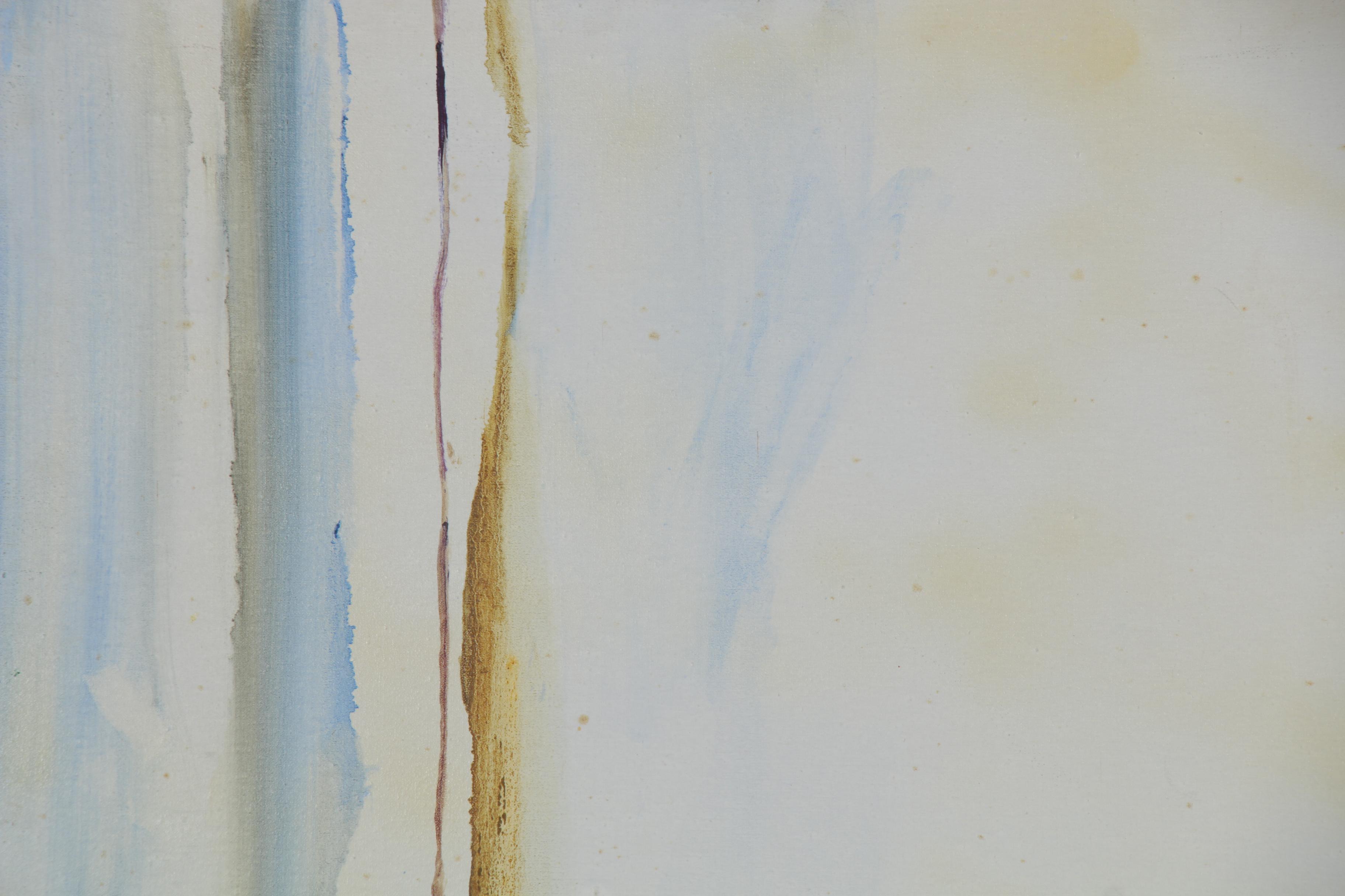 Fredrick Guess Non-Objective Oil Painting, Late 20th Century