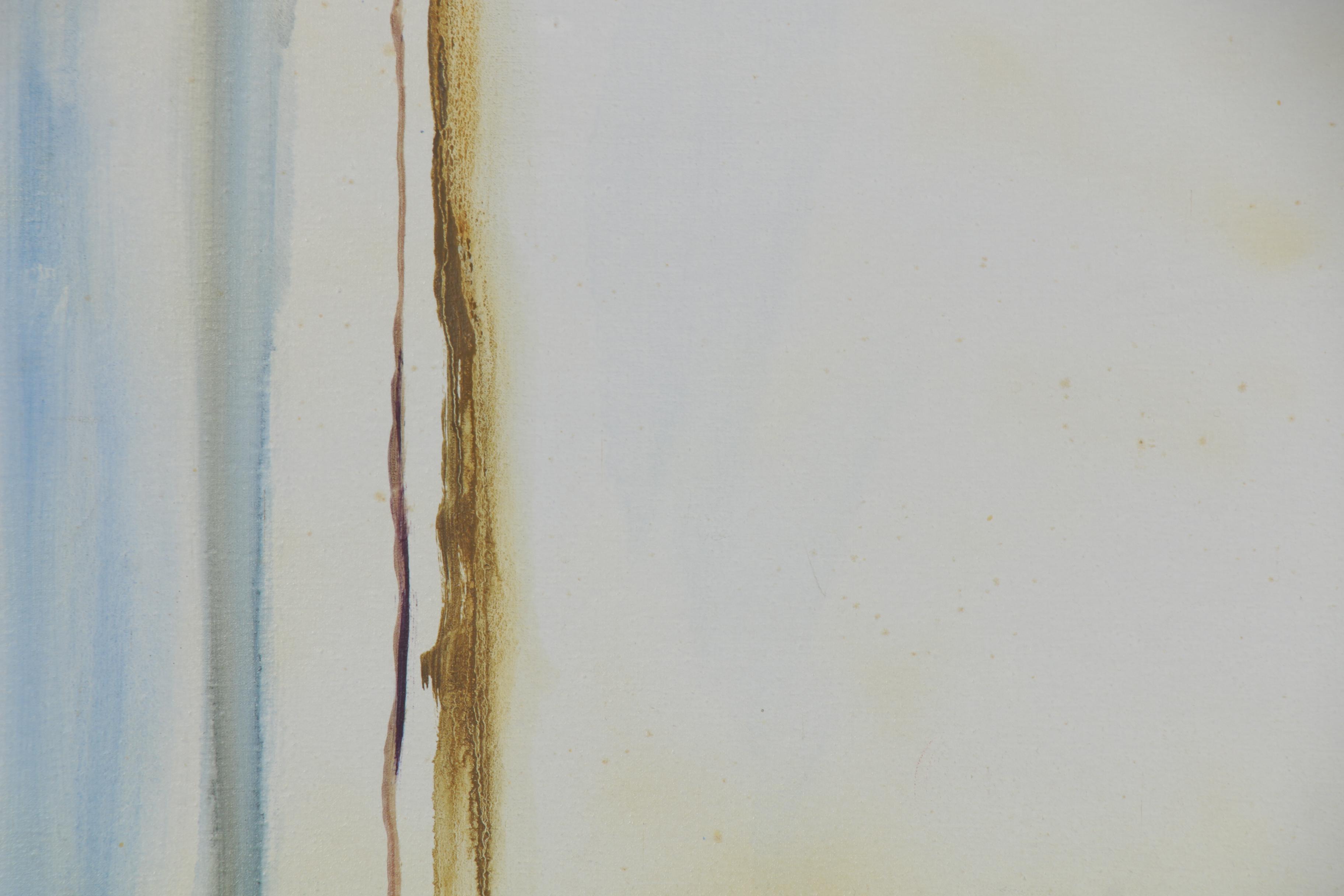 Fredrick Guess Non-Objective Oil Painting, Late 20th Century