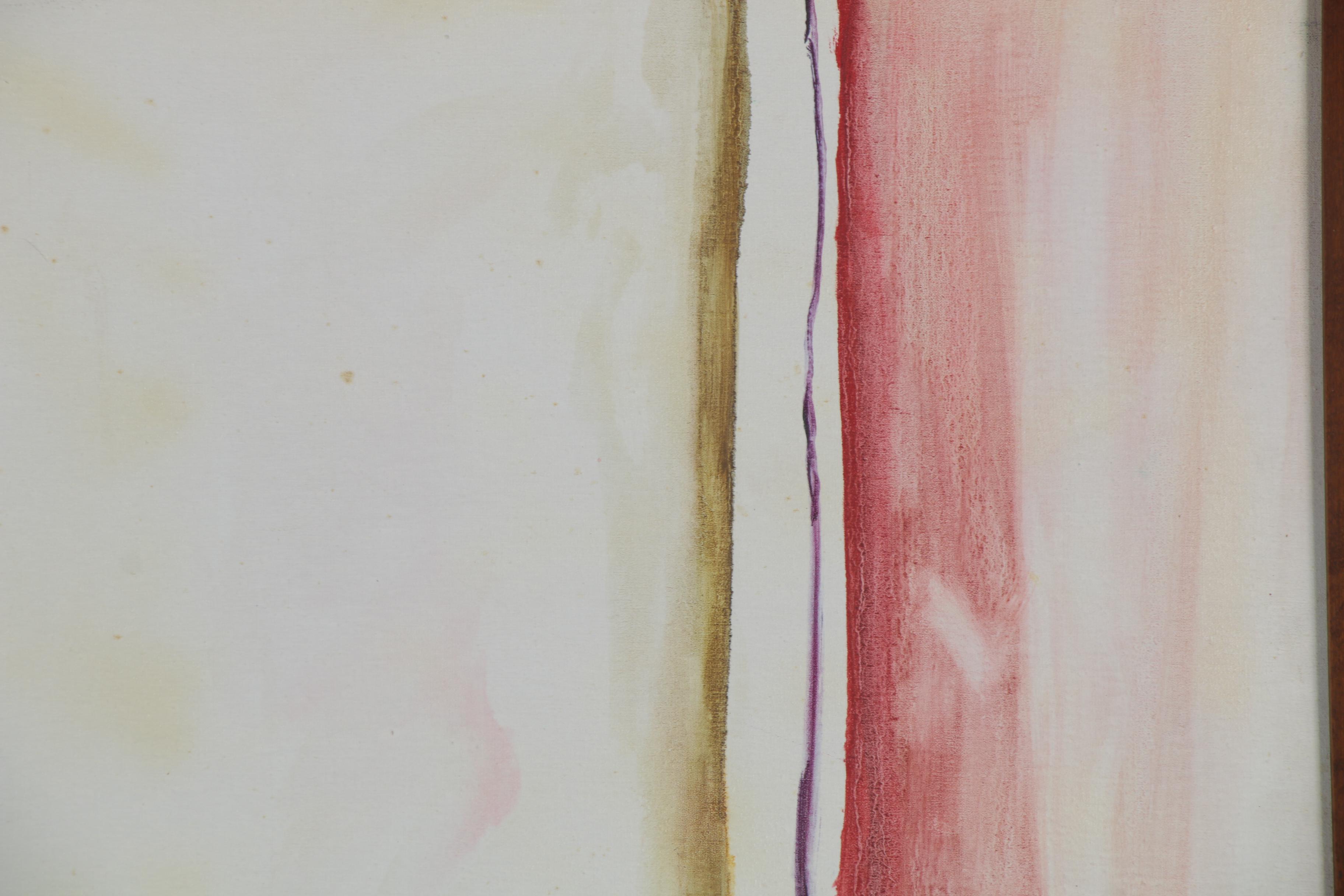 Fredrick Guess Non-Objective Oil Painting, Late 20th Century