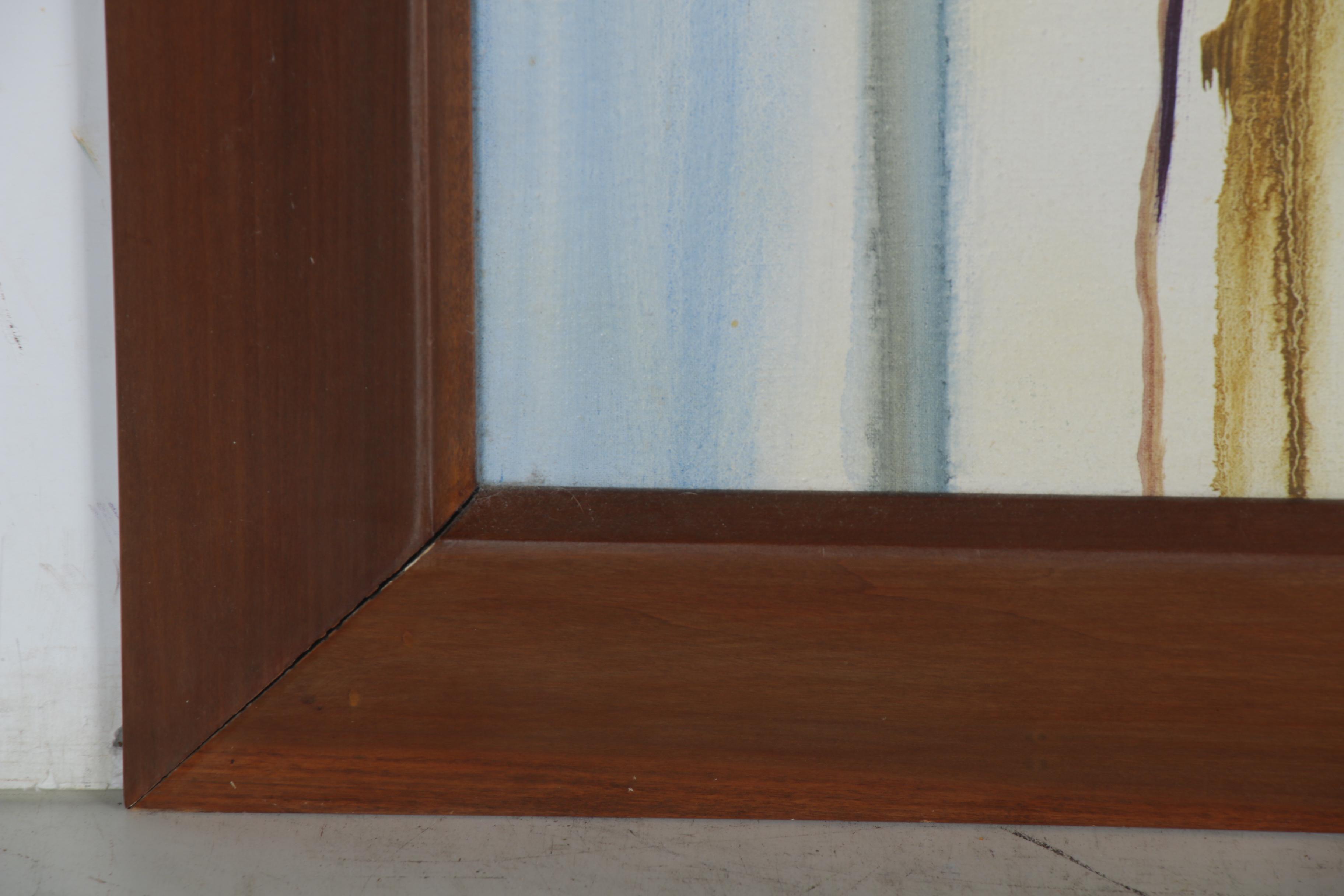 Fredrick Guess Non-Objective Oil Painting, Late 20th Century