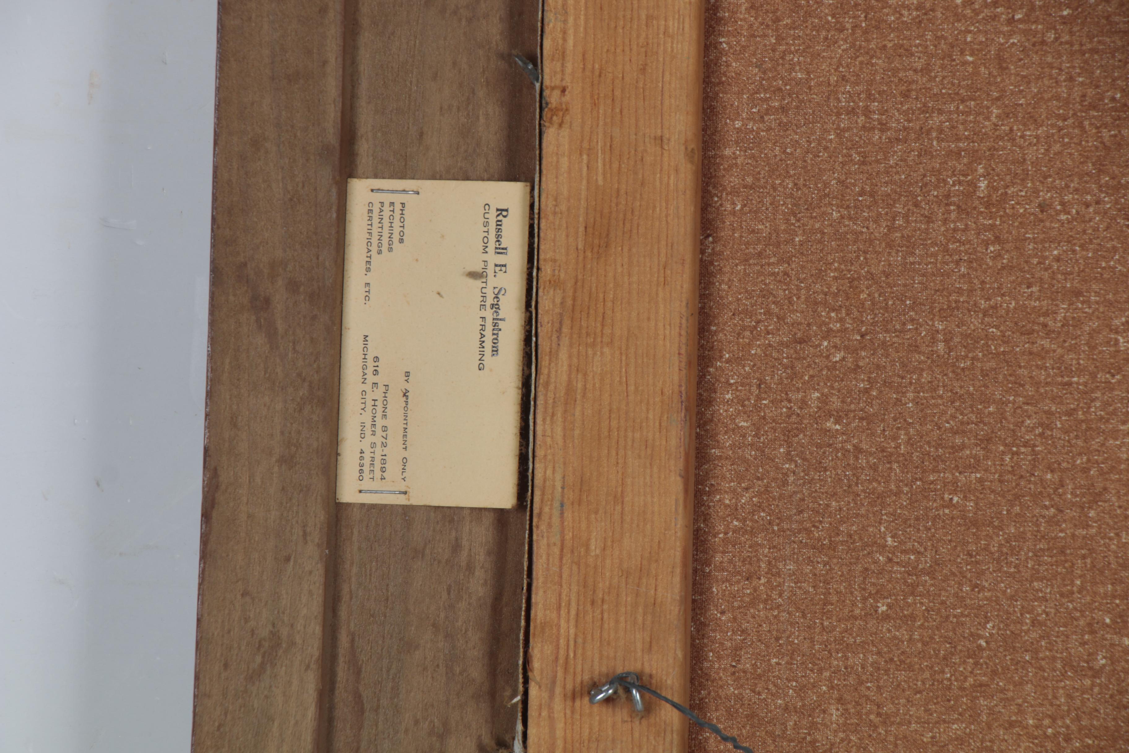 Fredrick Guess Non-Objective Oil Painting, Late 20th Century