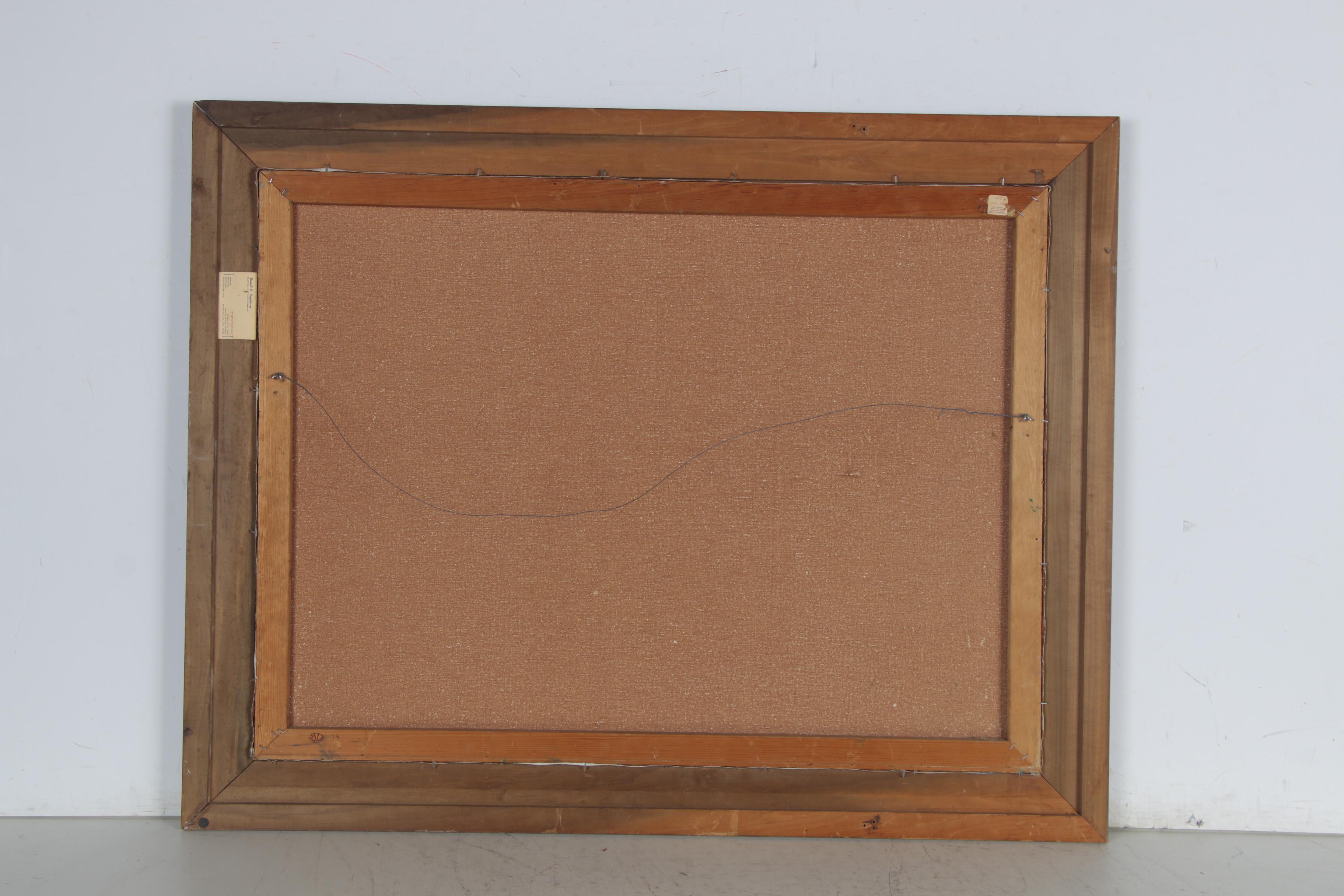 Fredrick Guess Non-Objective Oil Painting, Late 20th Century