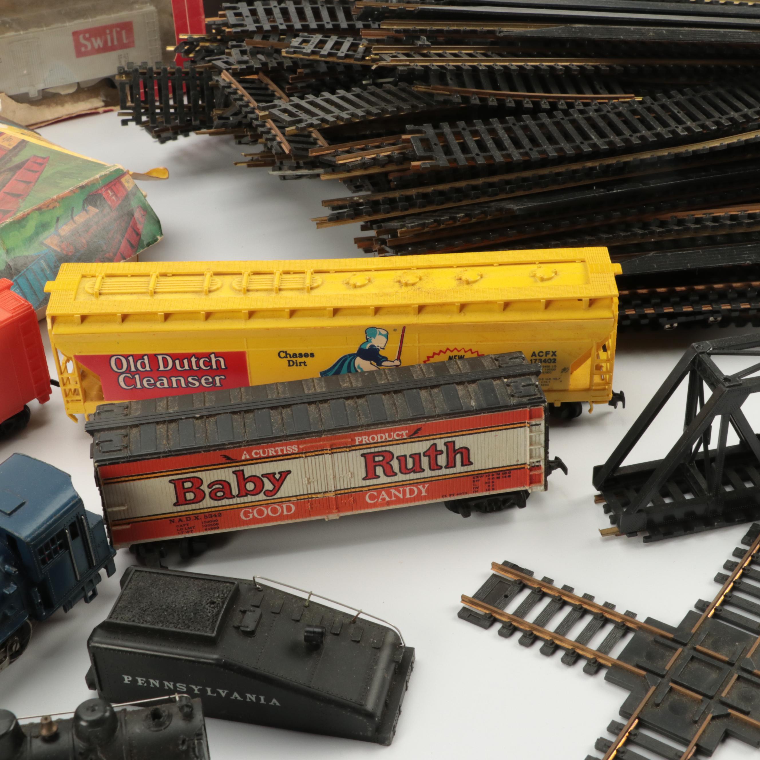 Tyco HO Scale Electric Train Cars, Locomotives, Transformers, Tracks and More