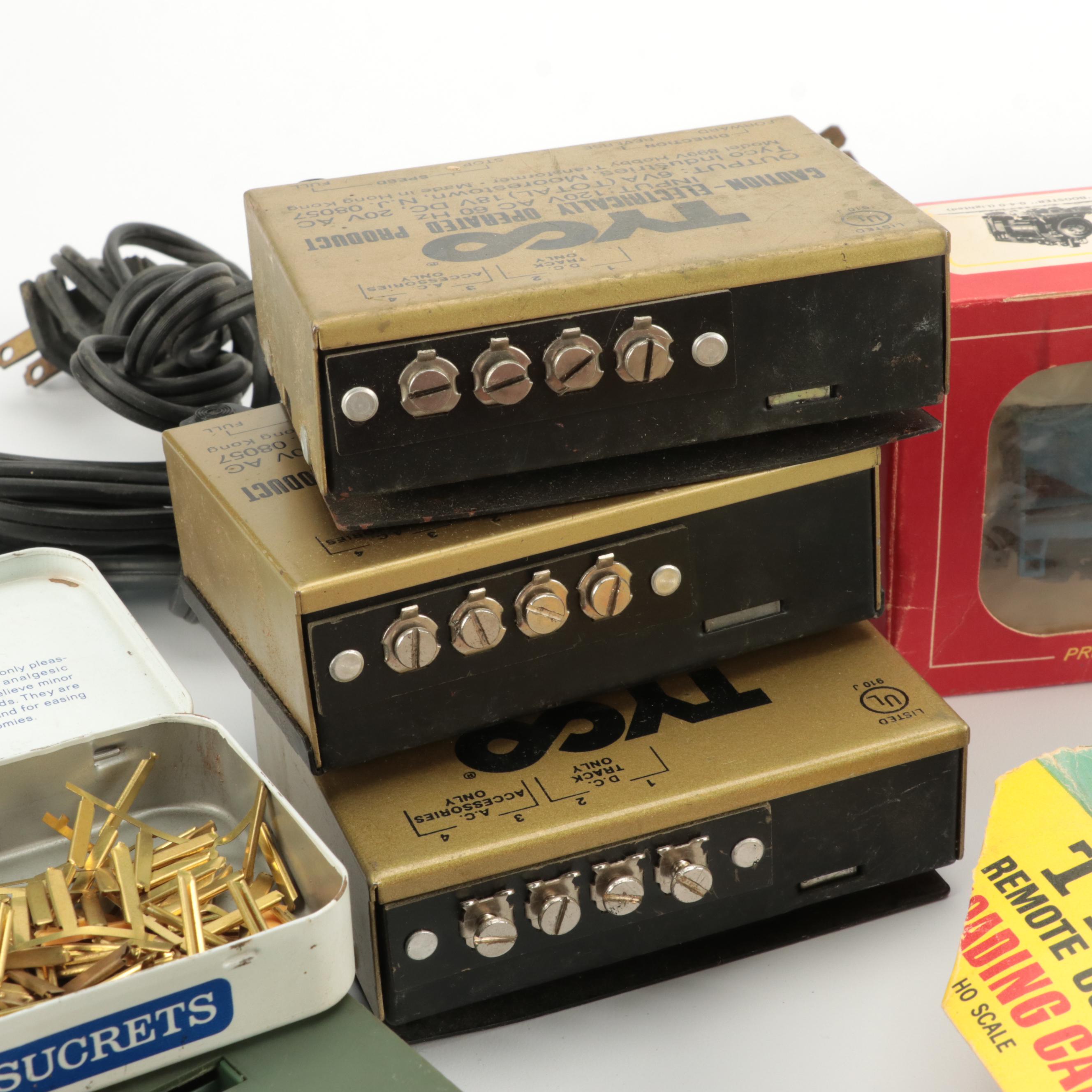 Tyco HO Scale Electric Train Cars, Locomotives, Transformers, Tracks and More