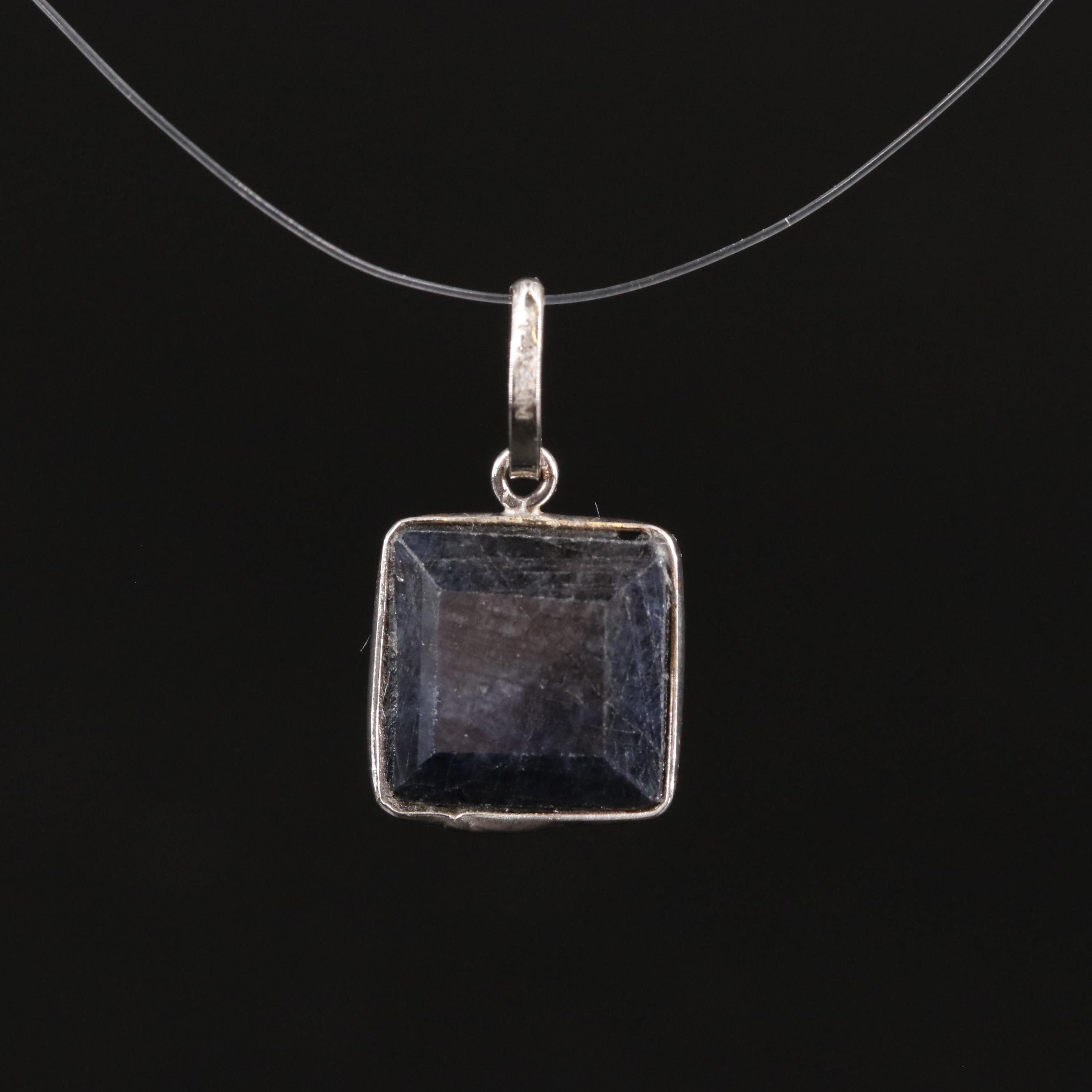 14K Filled Corundum Pendant