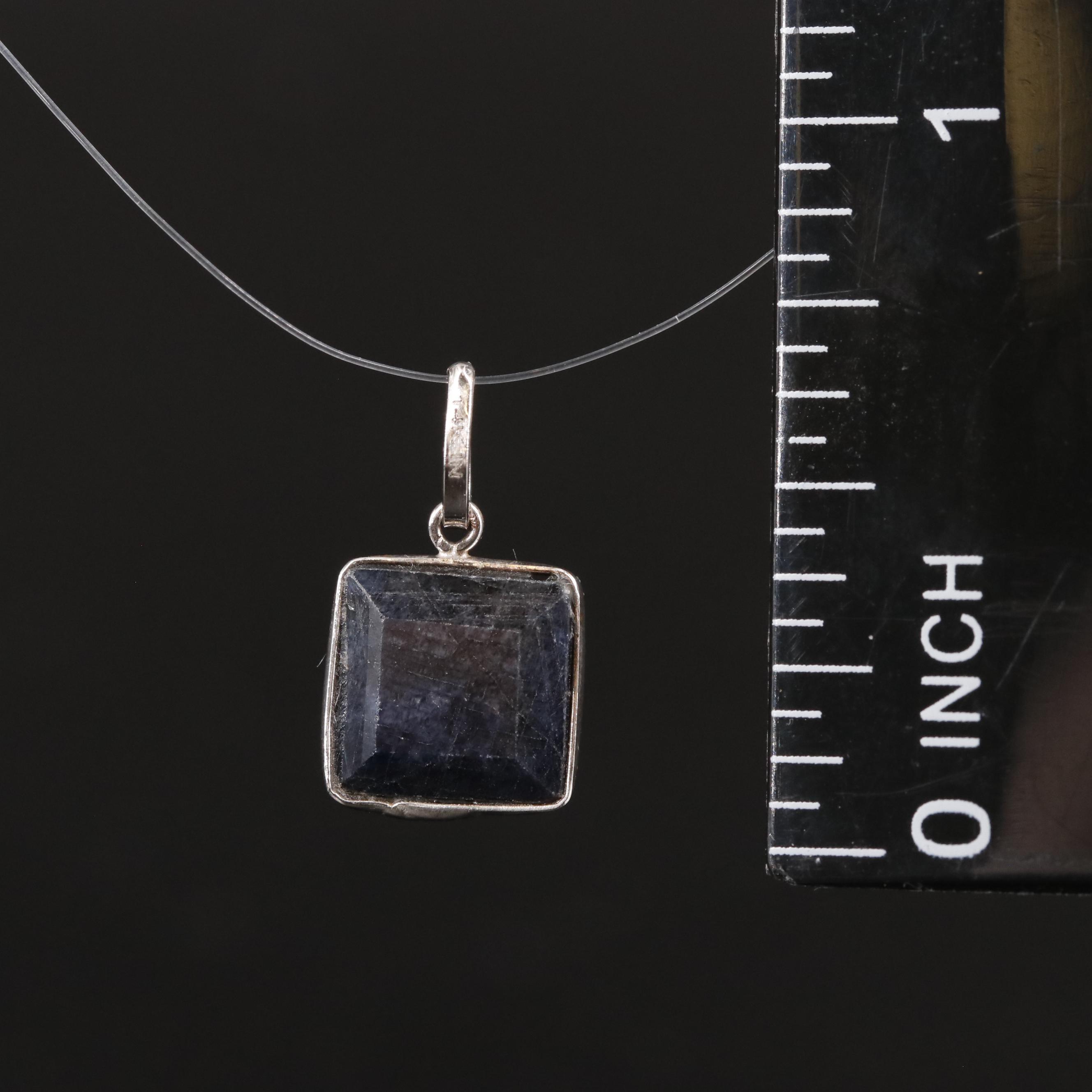 14K Filled Corundum Pendant