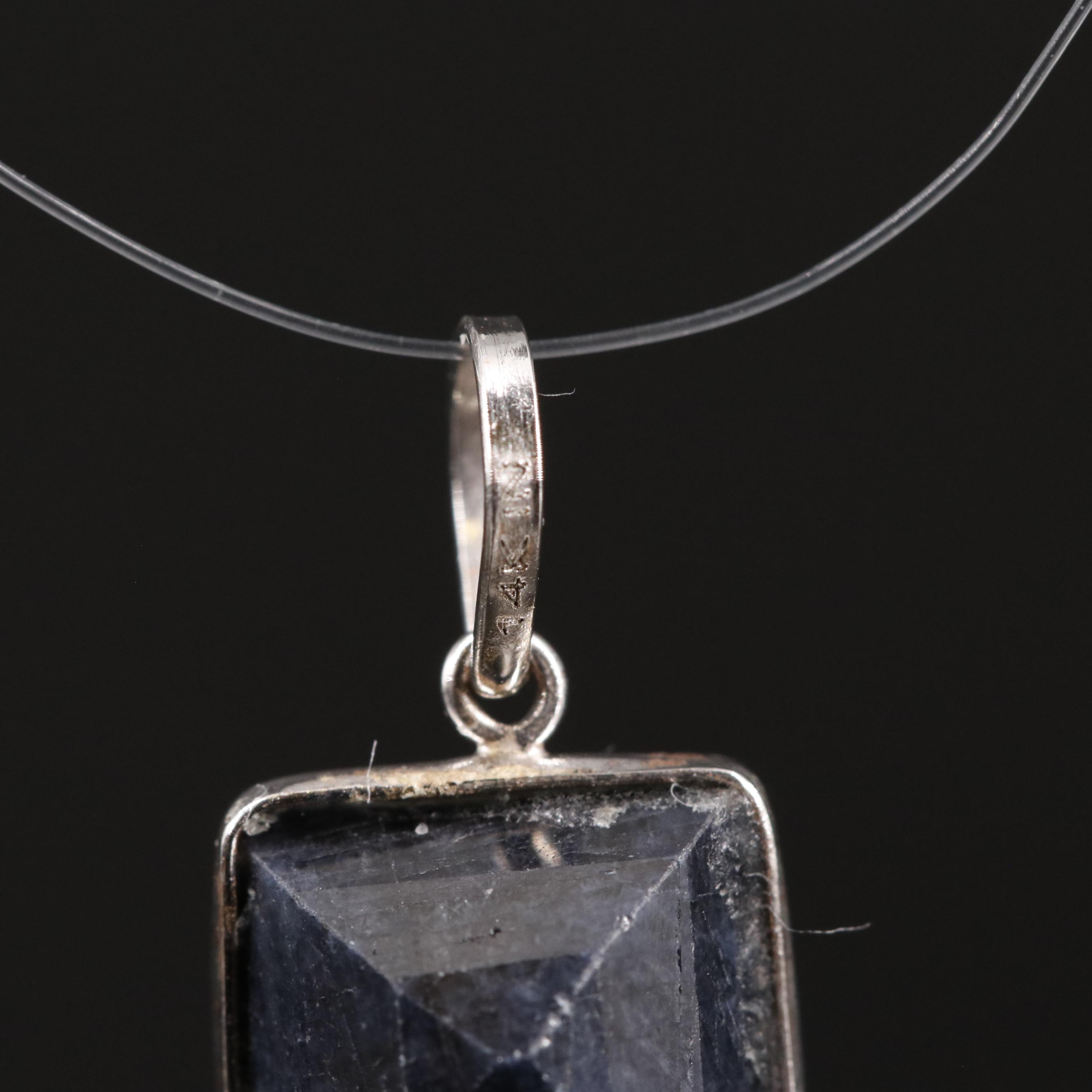 14K Filled Corundum Pendant