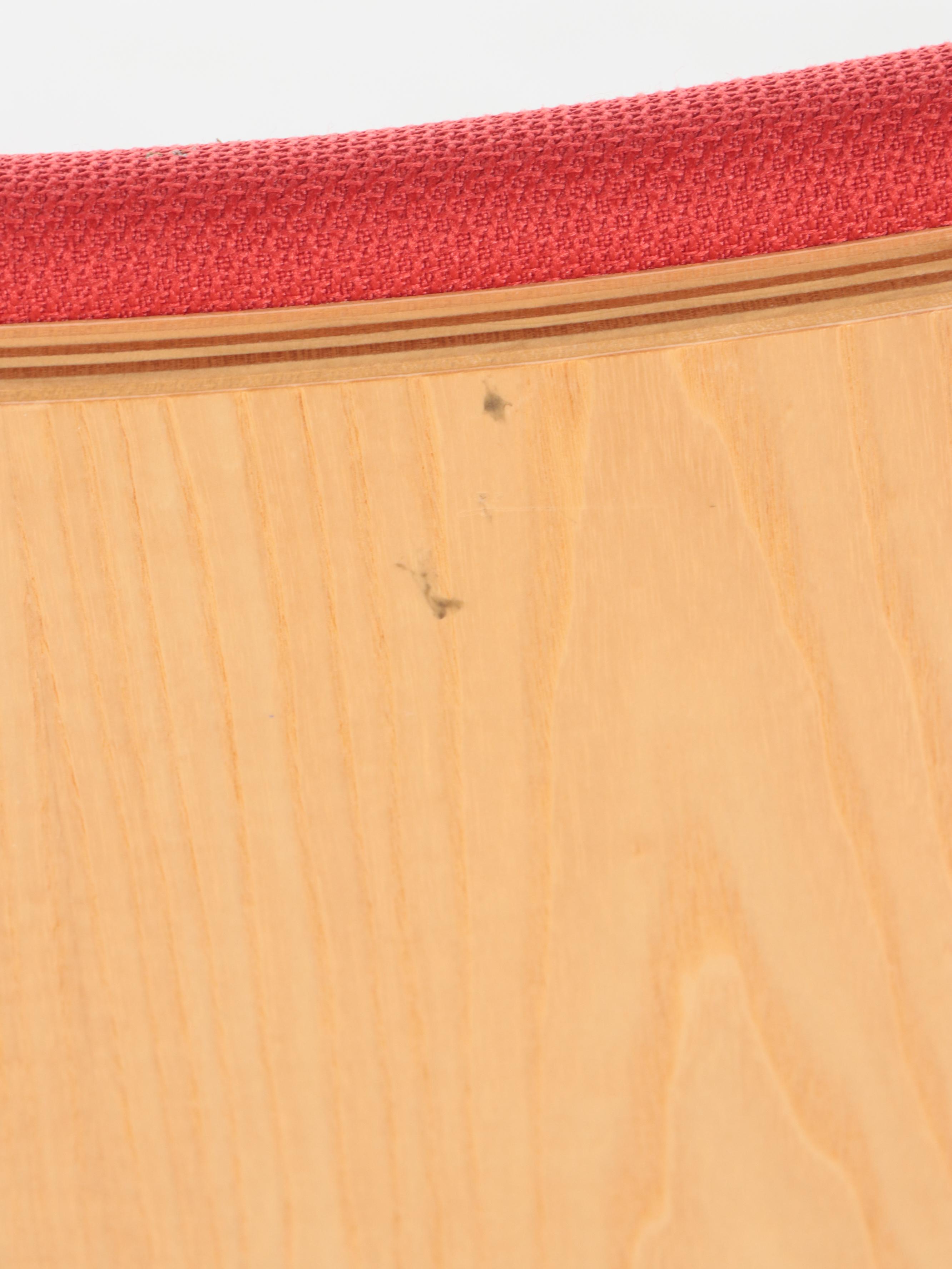 Brian Kane for Herman Miller "Swoop" Laminated Ash and Steel Lounge Chair