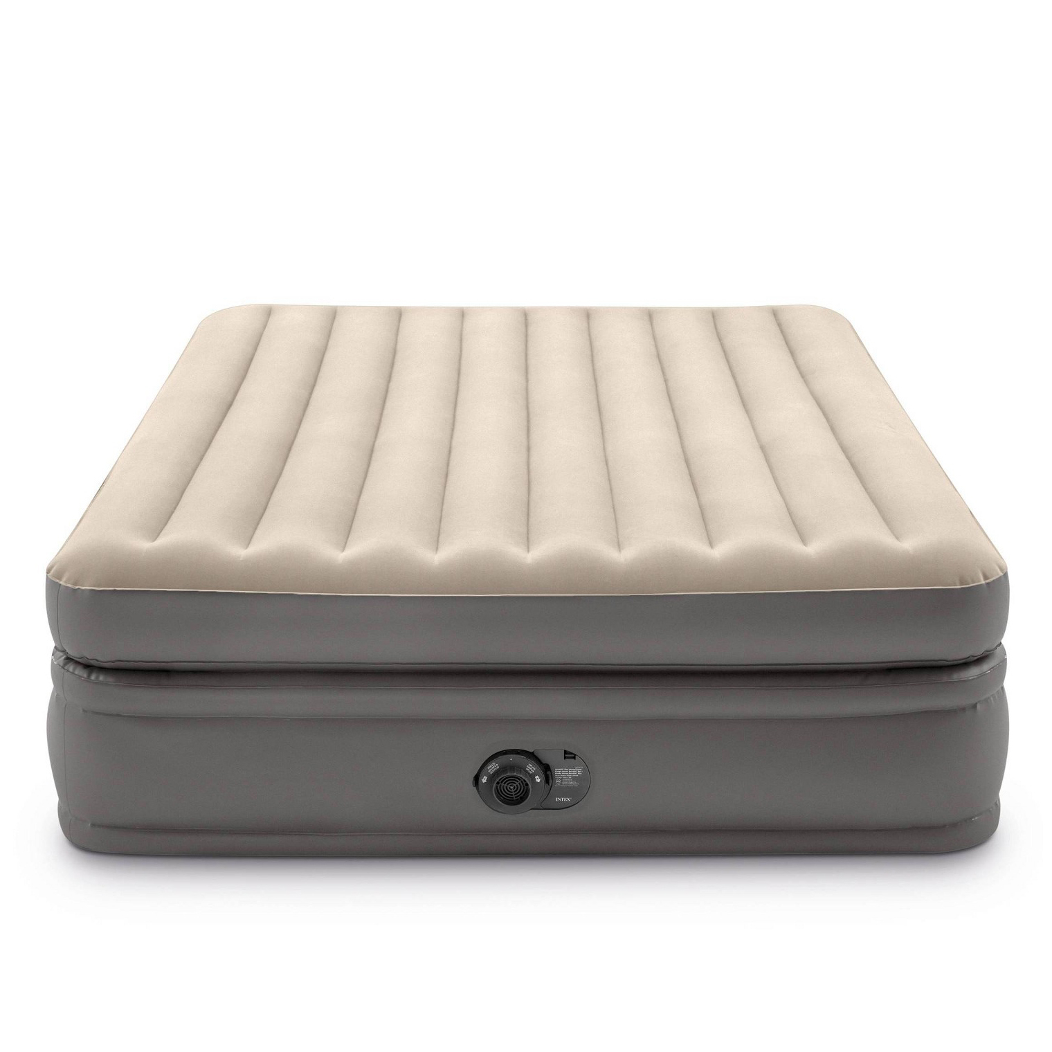 Intex Pillowtop Queen Air Mattress with Built in Pump