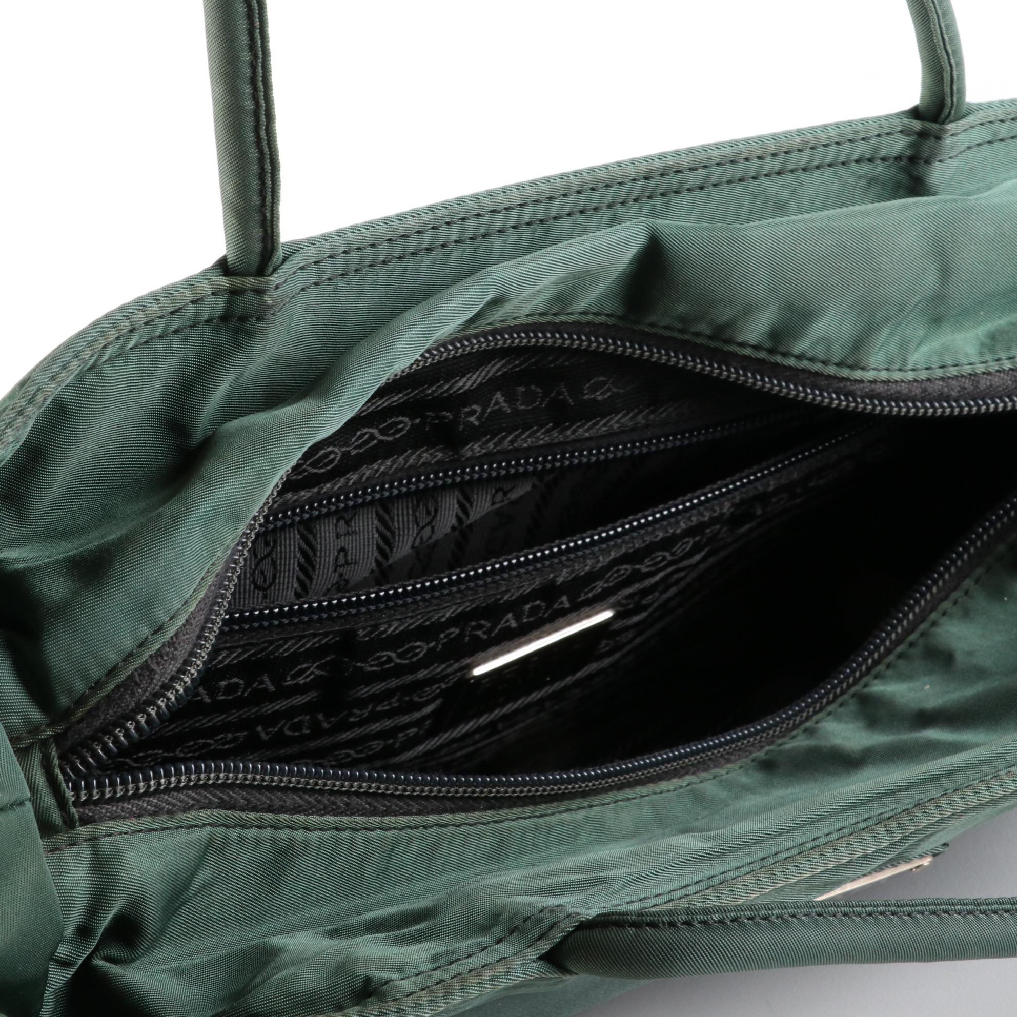 Prada Tessuto Top Handle Tote in Nylon