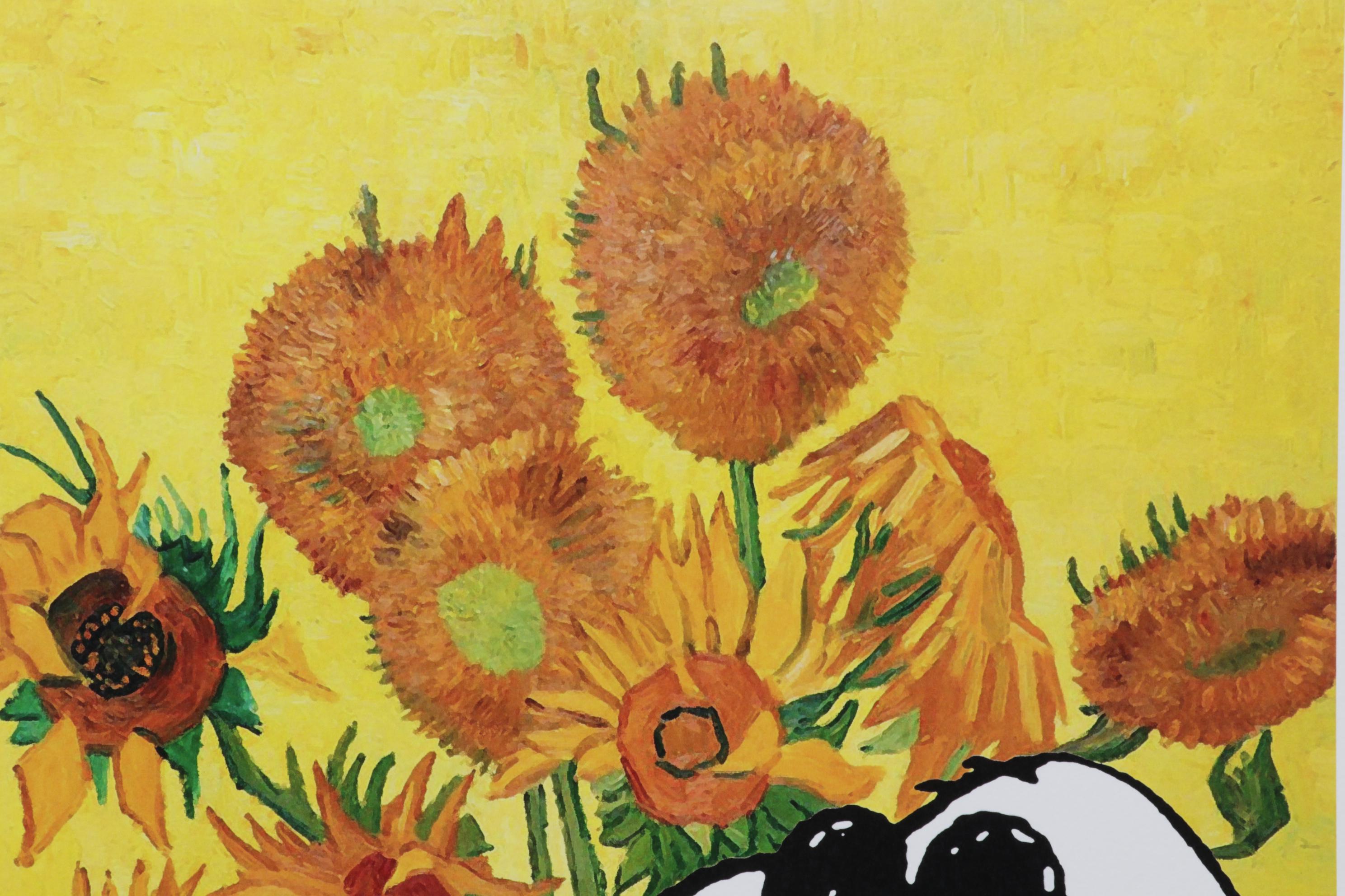 Death NYC Digital Pop Art Print "Snoopy, Homage to Van Gogh," 2022