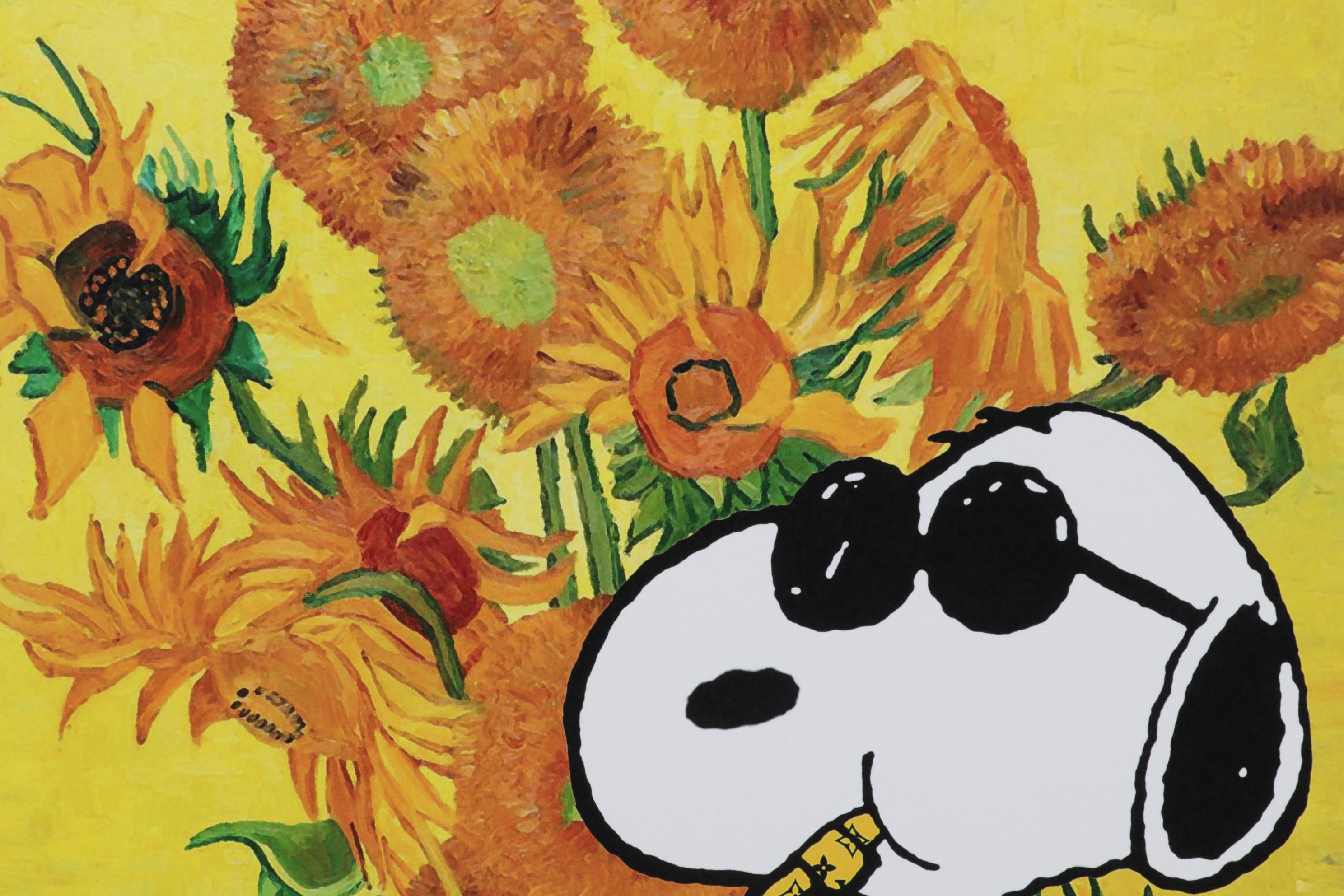 Death NYC Digital Pop Art Print "Snoopy, Homage to Van Gogh," 2022