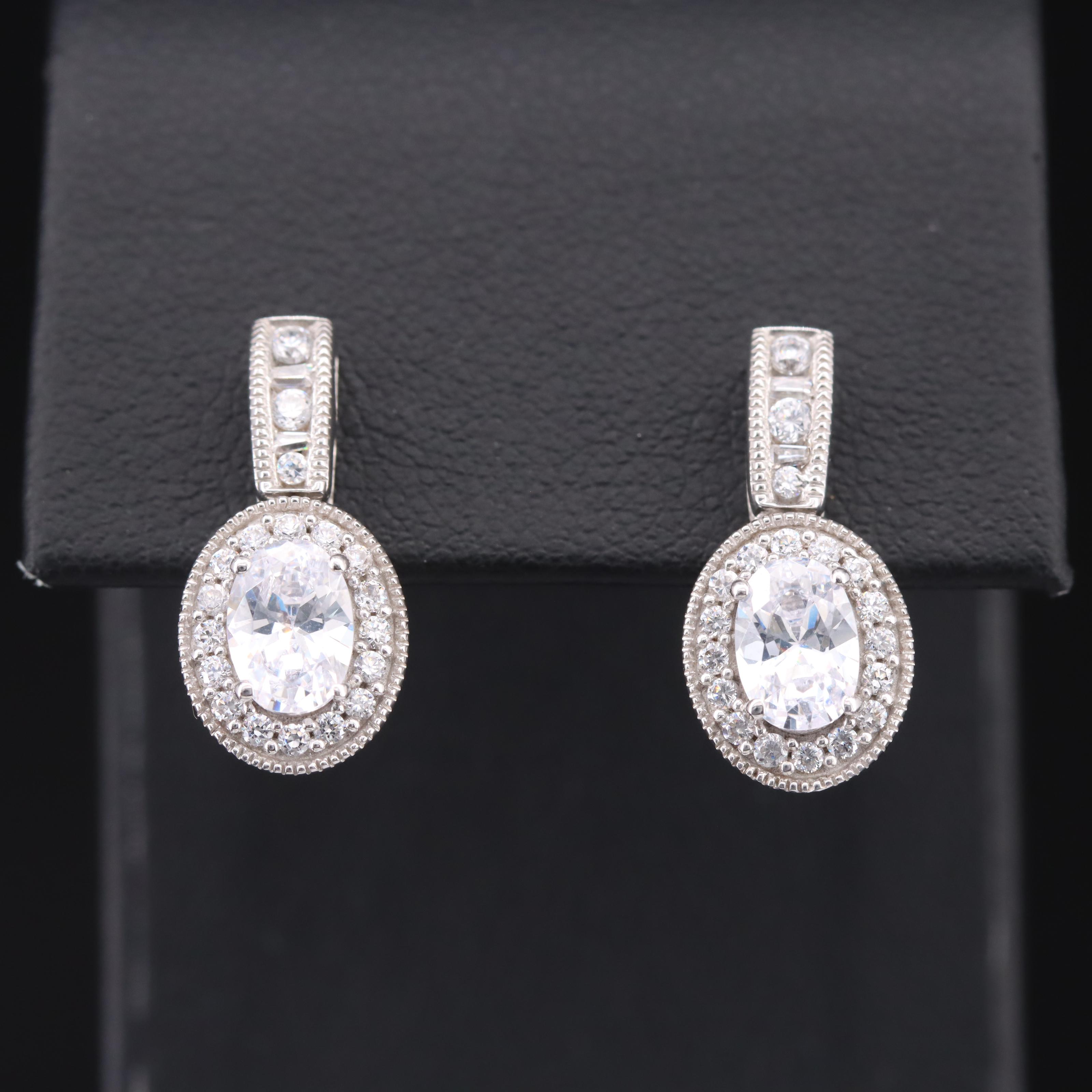 Sterling Cubic Zirconia Earrings