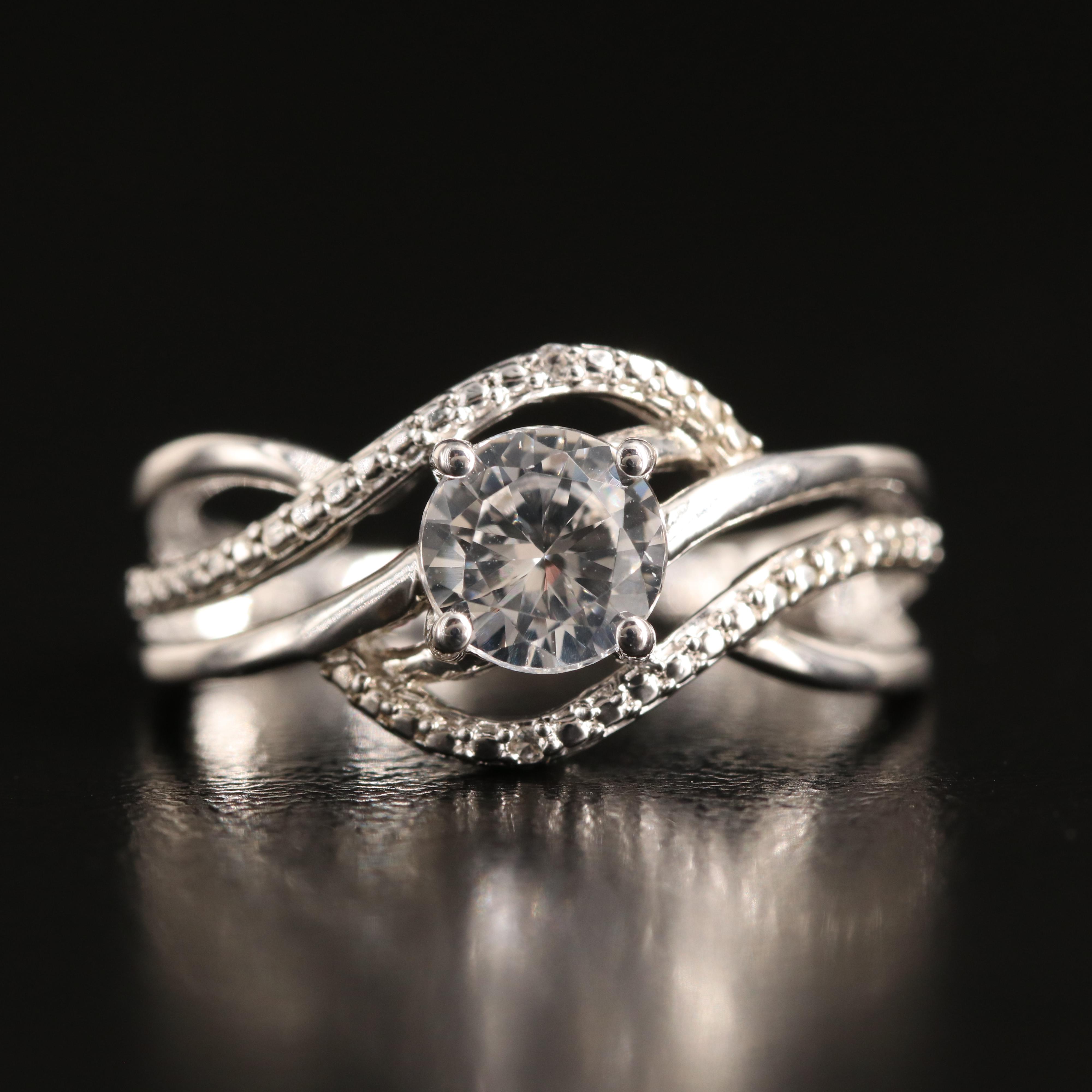 Sterling Sapphire Ring