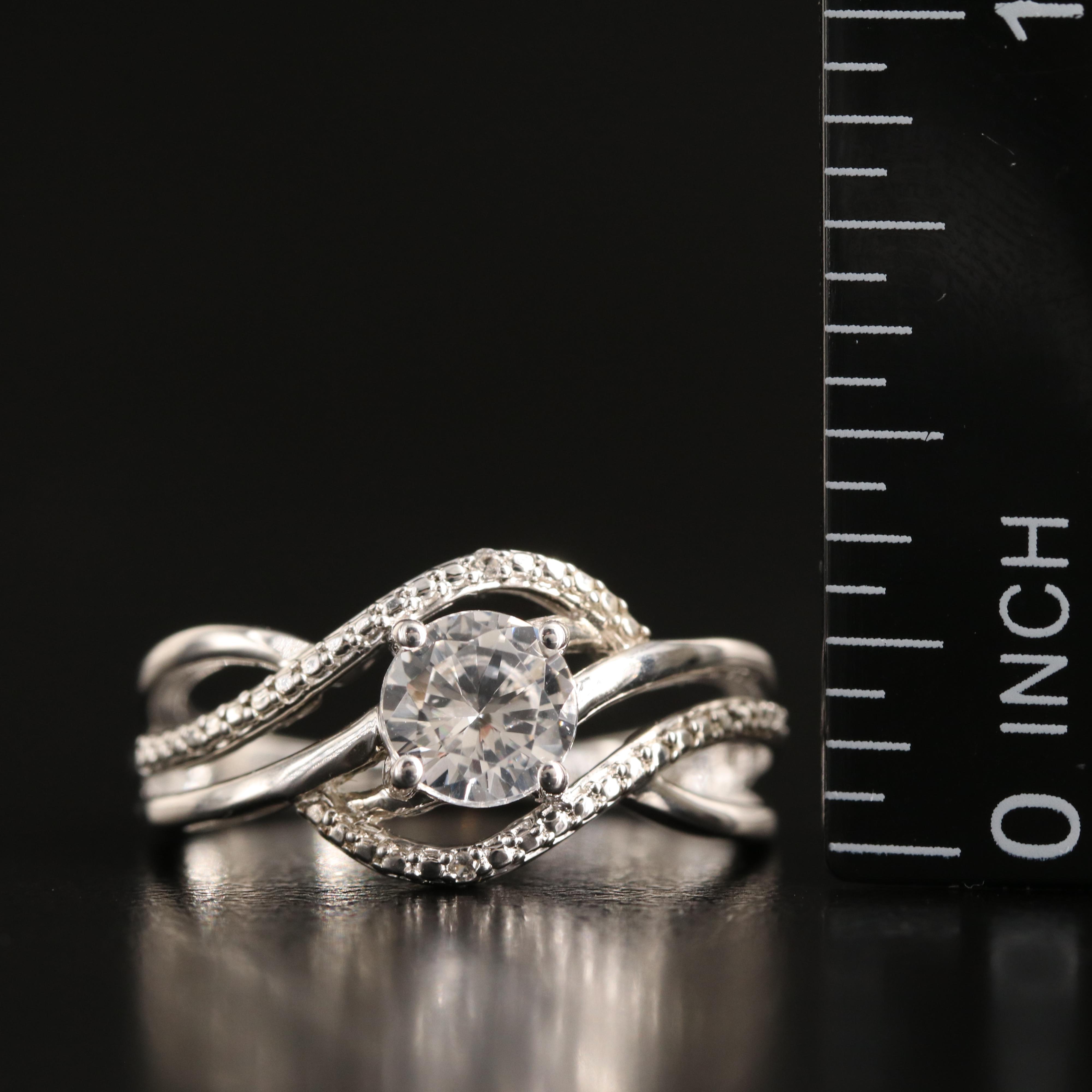 Sterling Sapphire Ring