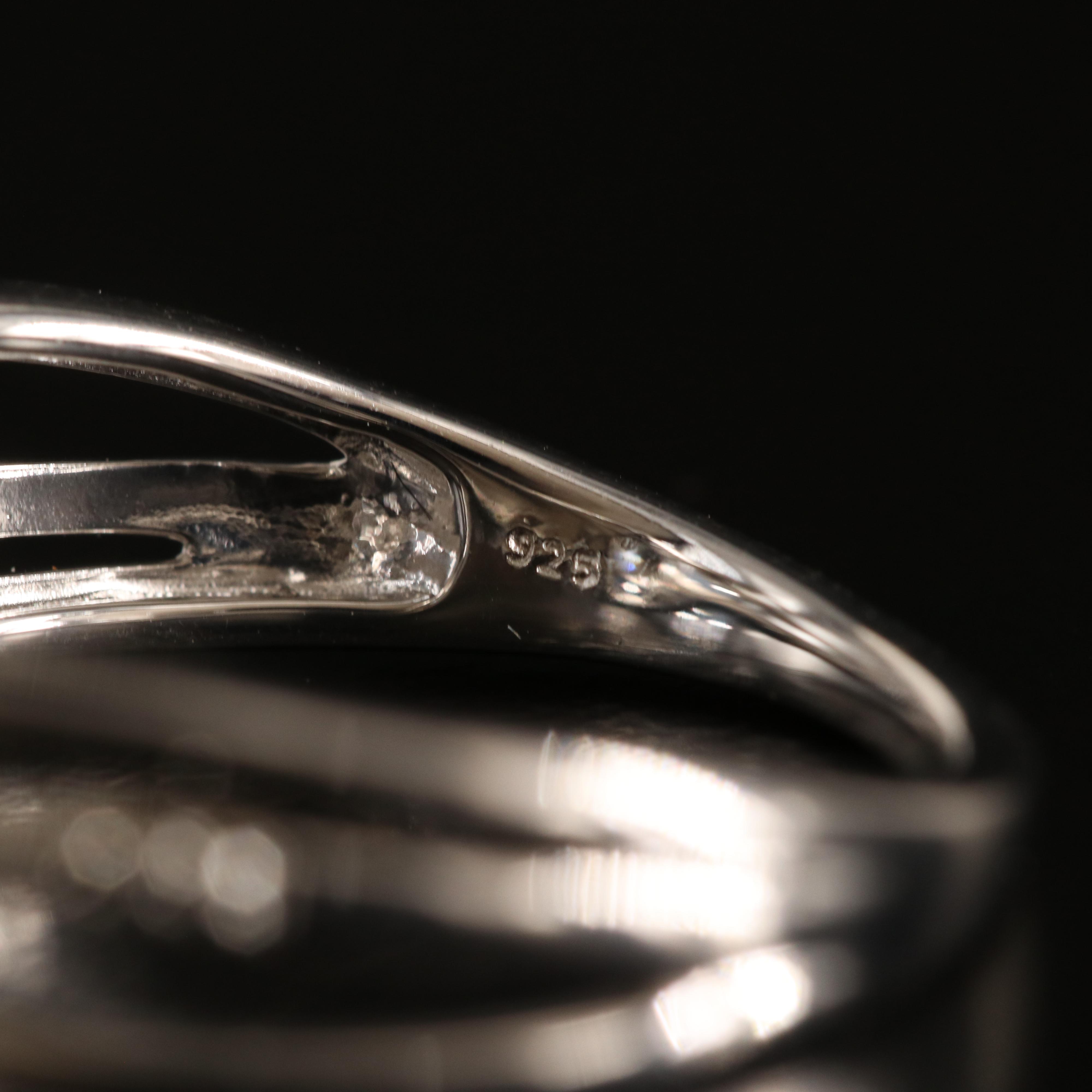 Sterling Sapphire Ring