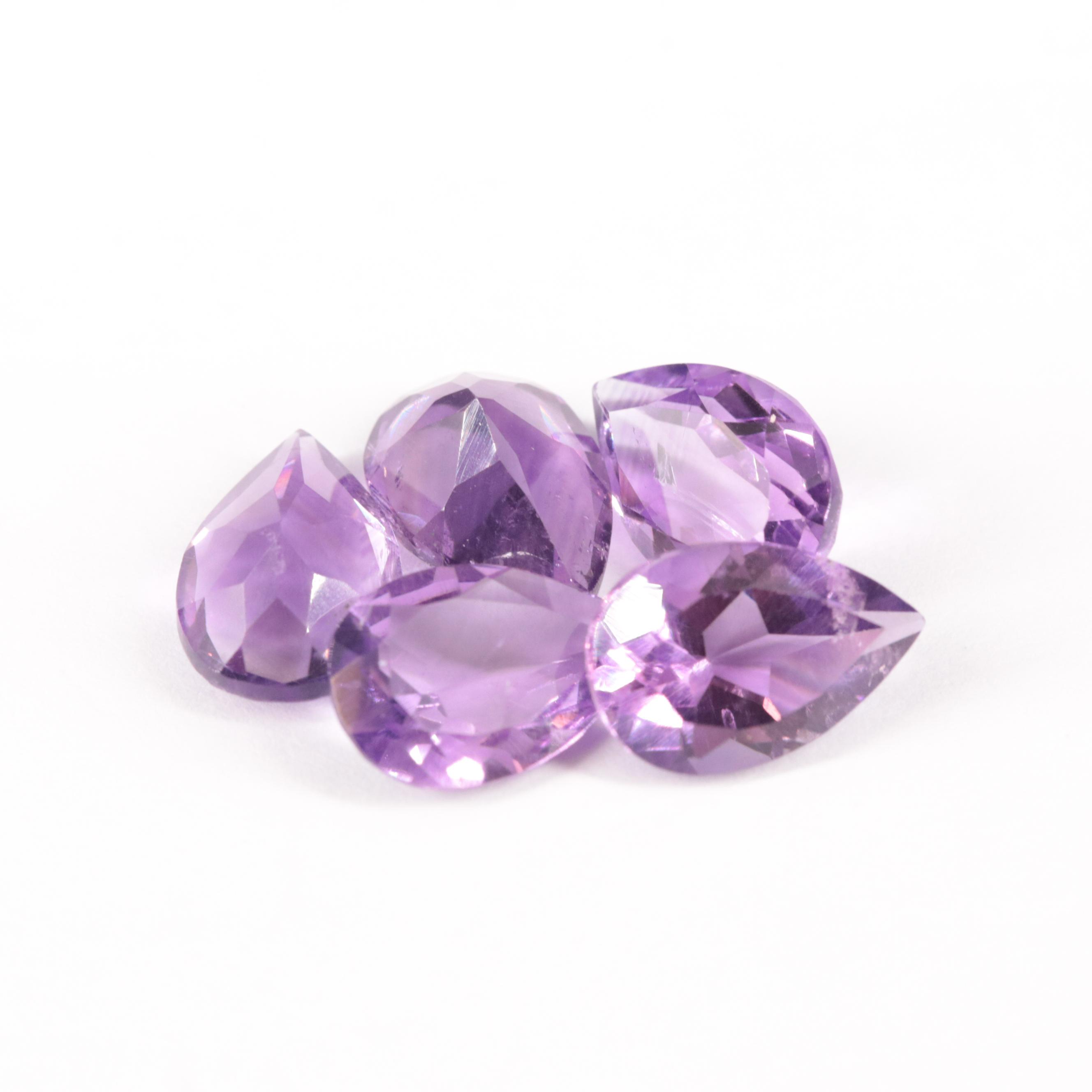 Loose 13.60 CTW Amethyst Lot