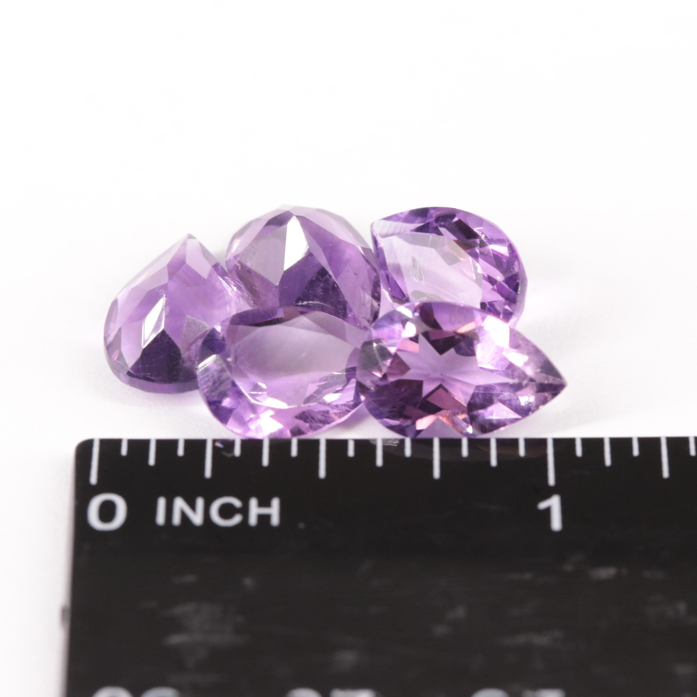 Loose 13.60 CTW Amethyst Lot