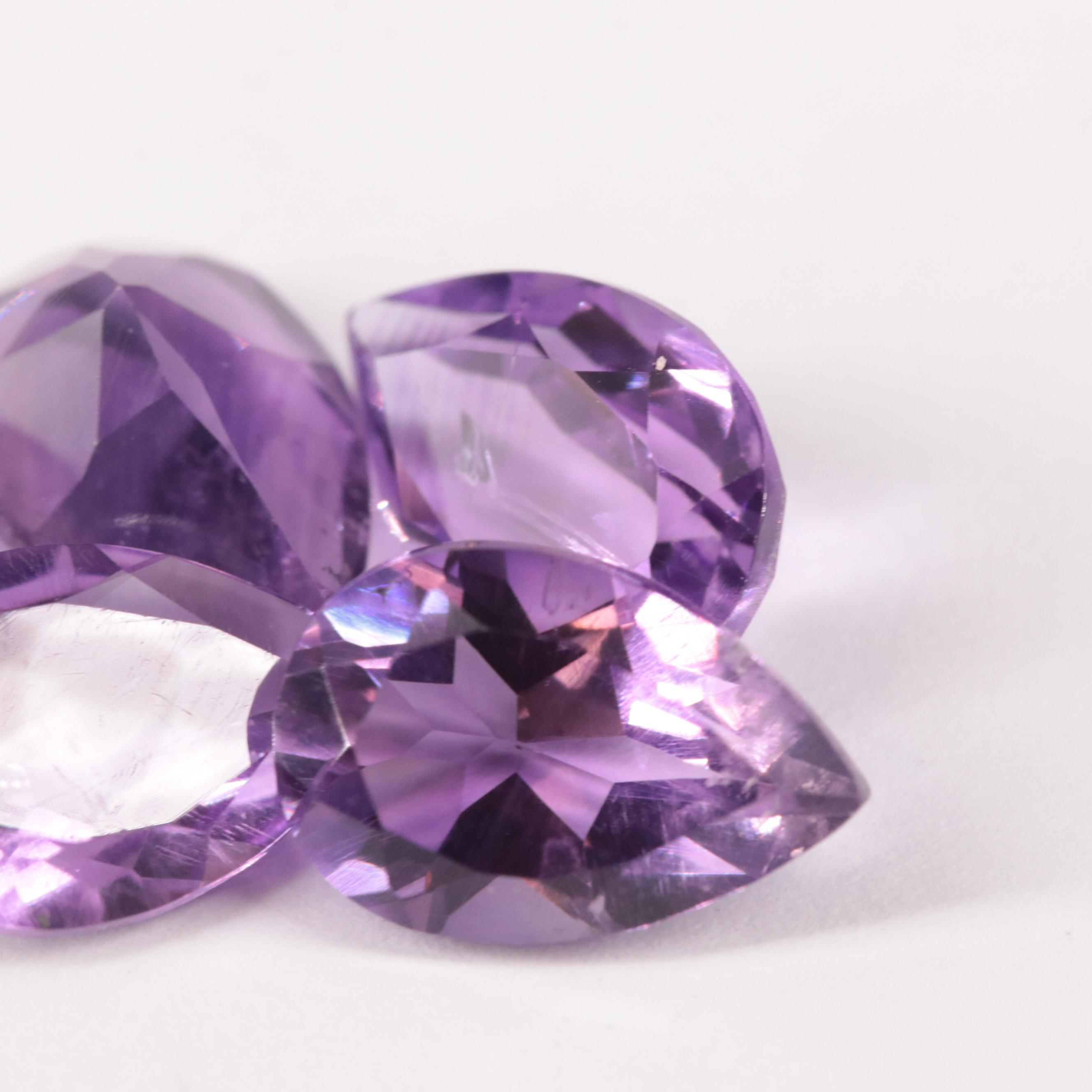 Loose 13.60 CTW Amethyst Lot