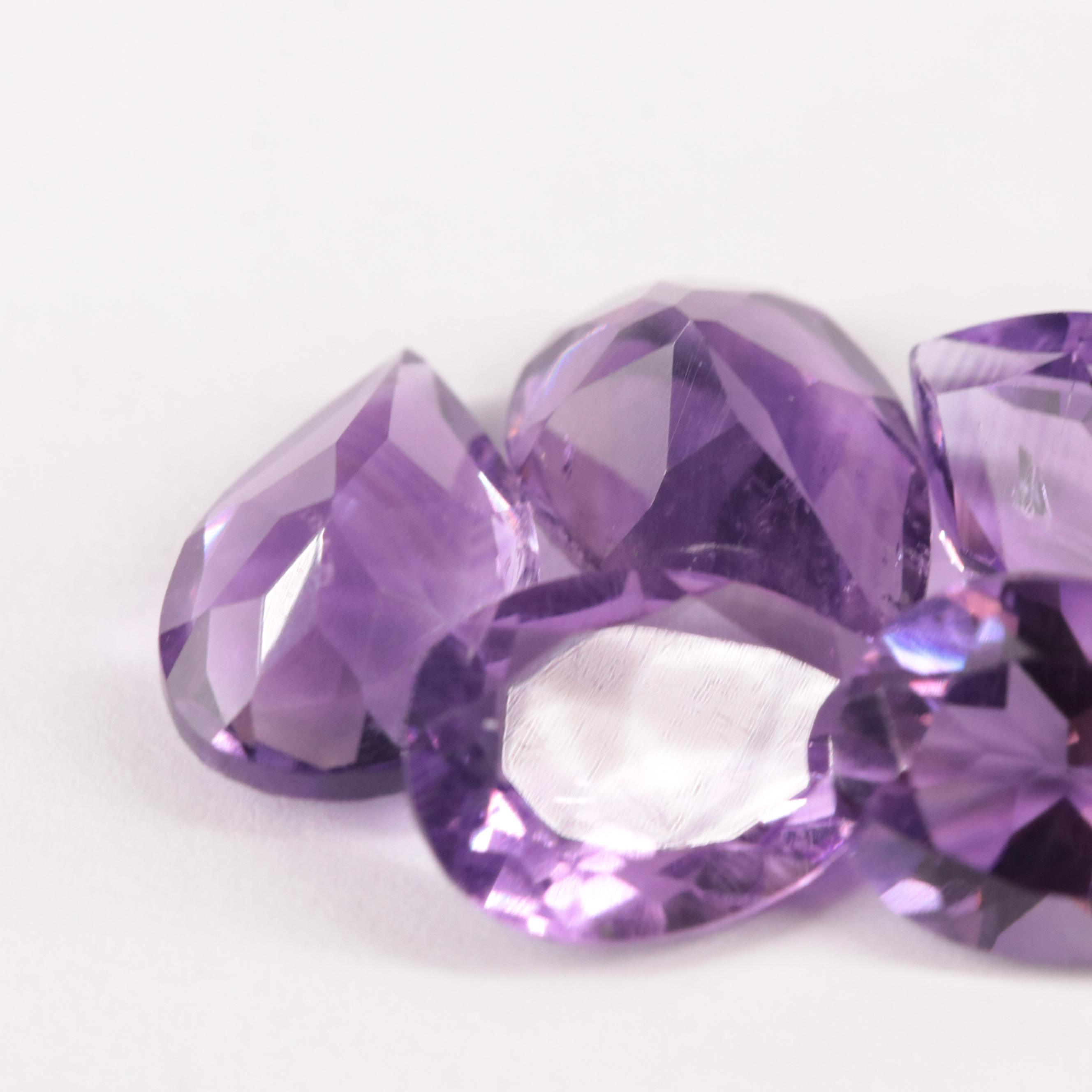 Loose 13.60 CTW Amethyst Lot