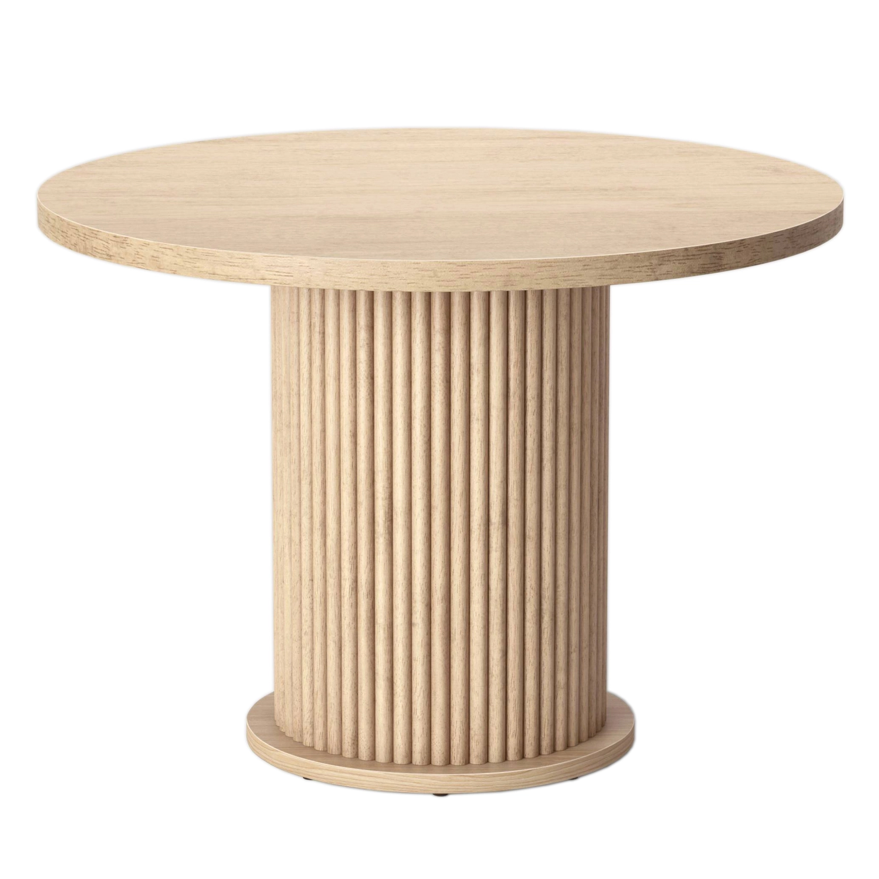 Threshold Trumbull Fluted Base Wooden Dining Table EBTH