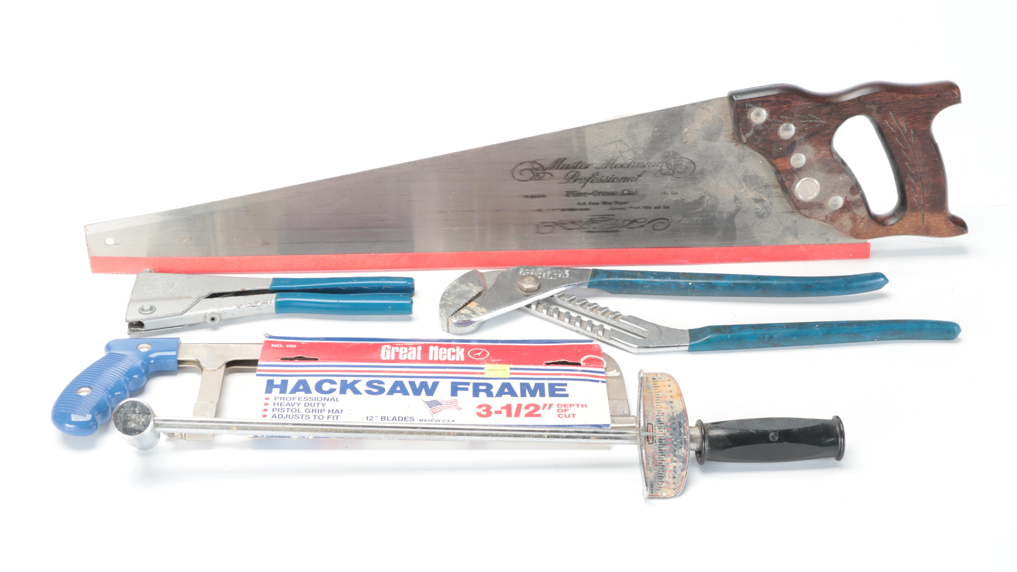 Metric Socket Set with Other Hand Tools and Equipment