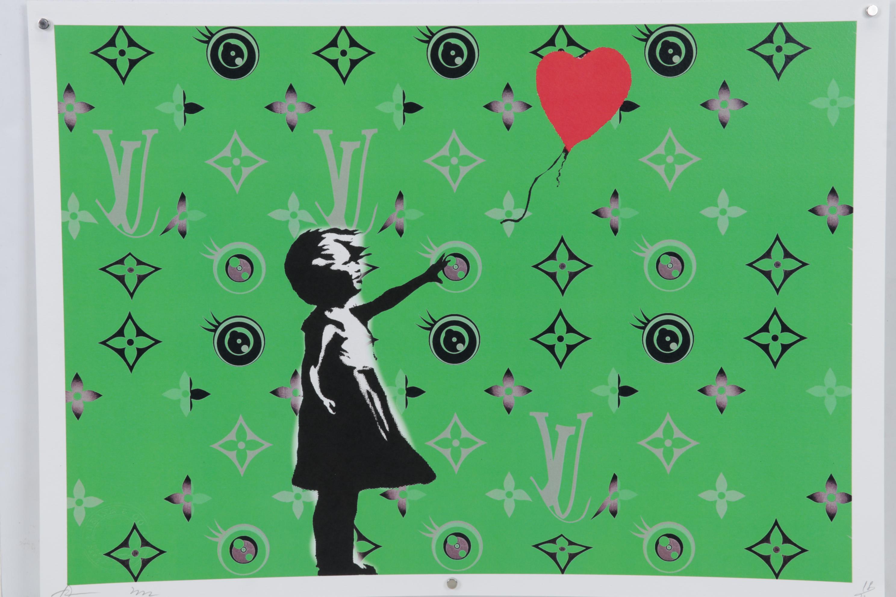 Death NYC Digital Pop Art Print "Homage to Banksy," 2022