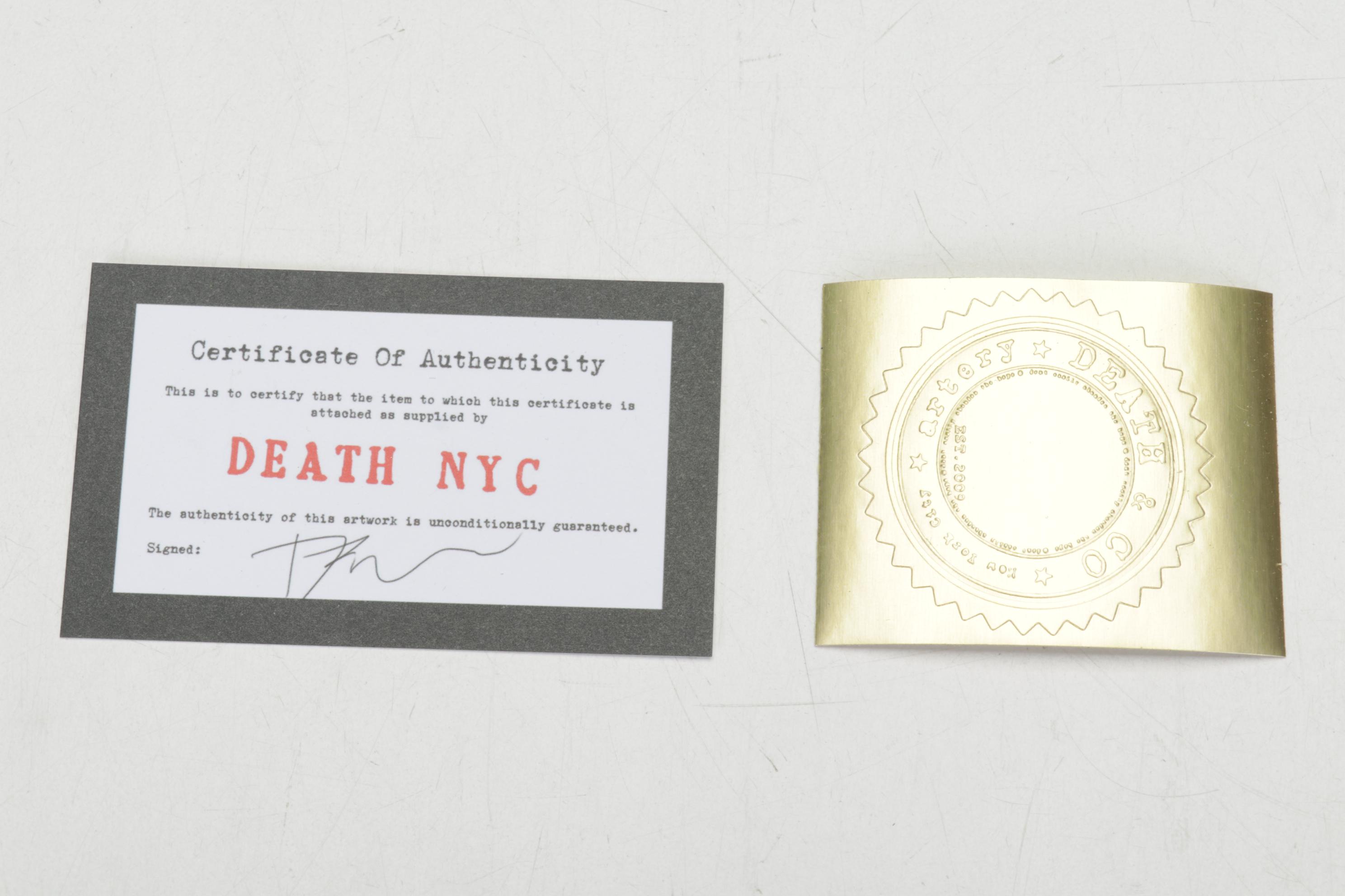 Death NYC Digital Pop Art Print "Homage to Banksy," 2022