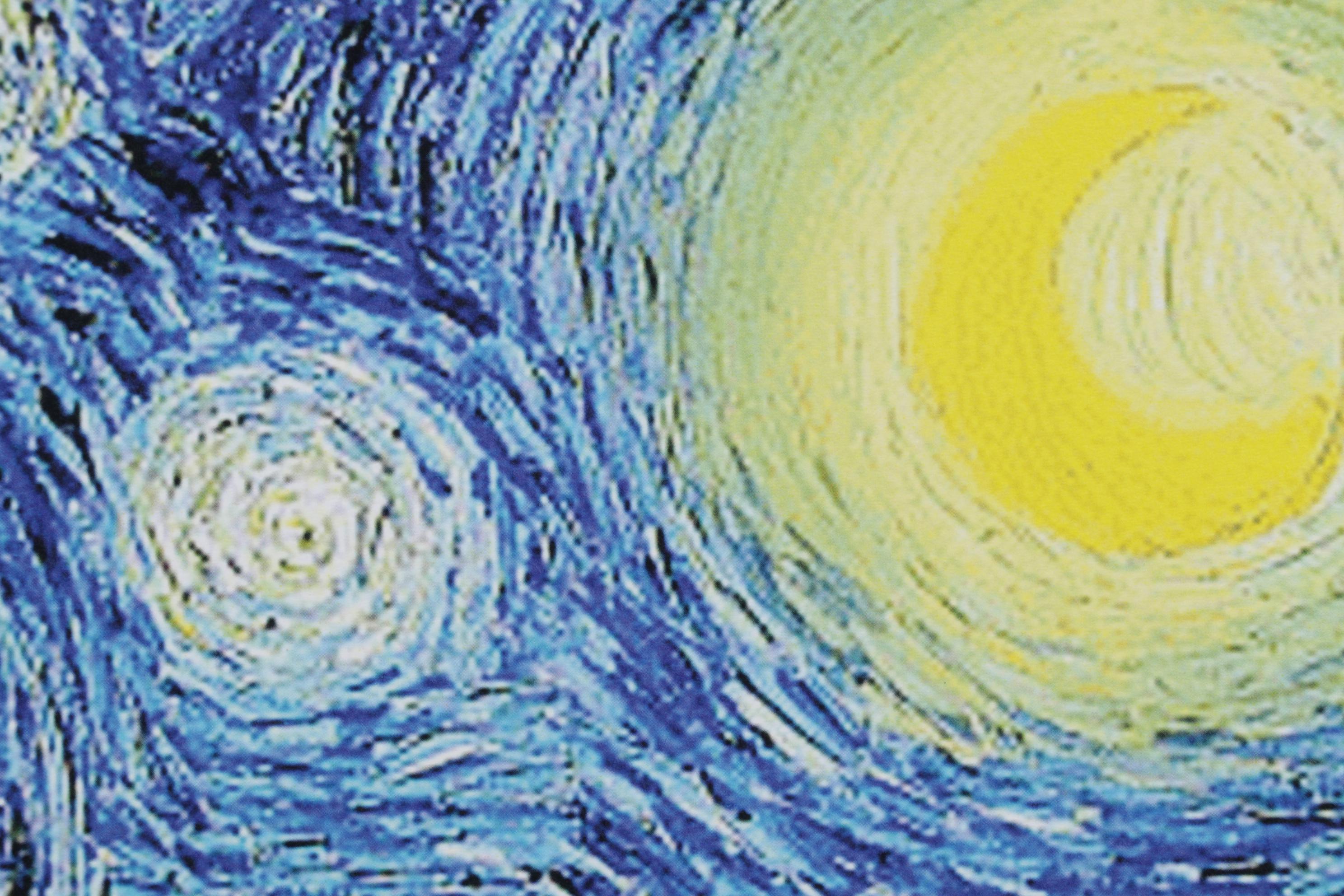 Death NYC Digital Pop Art Print "Charlie Brown and Snoopy / Starry Night," 2022