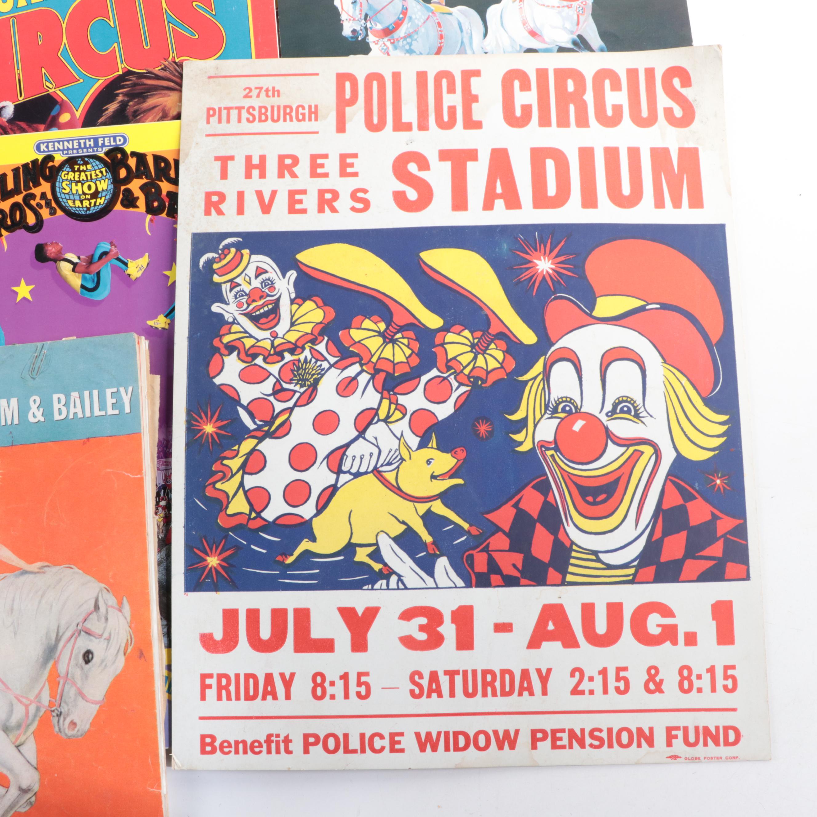 Ringling Bros. with Other Circus Programs, Posters and More Ephemera