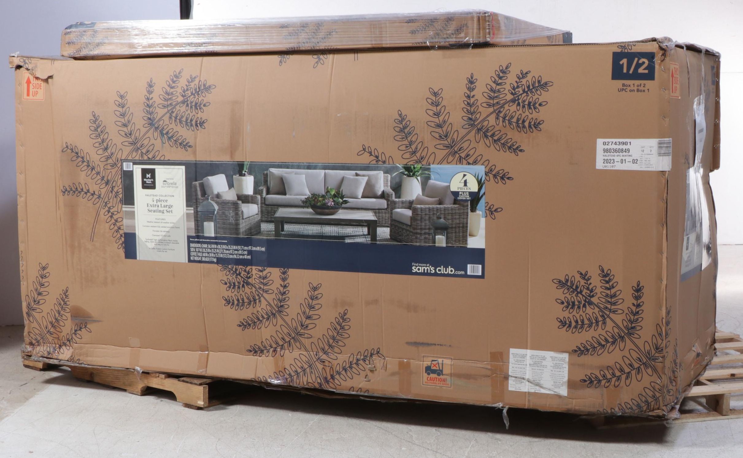 Member's Mark Halstead 4-Piece Seating Set