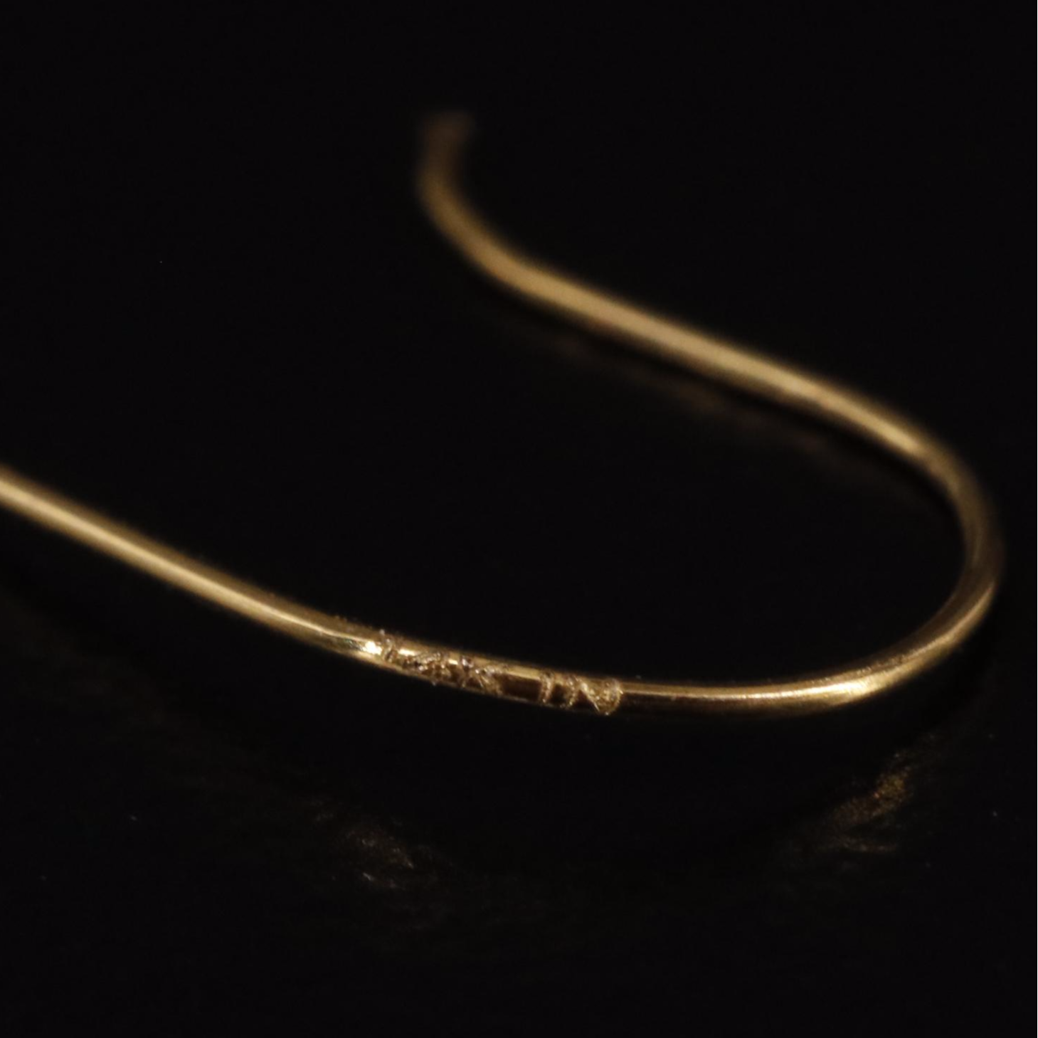 14K Amethyst Drop Earrings