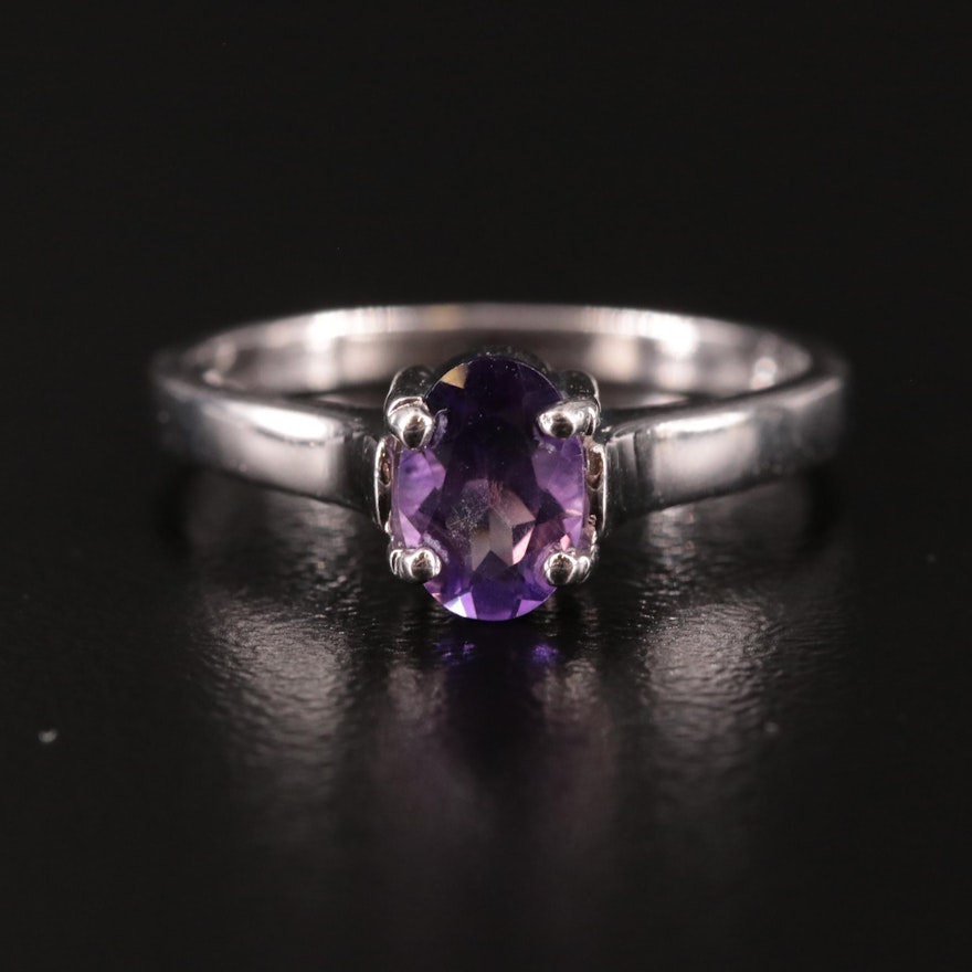 Sterling Silver Amethyst Ring