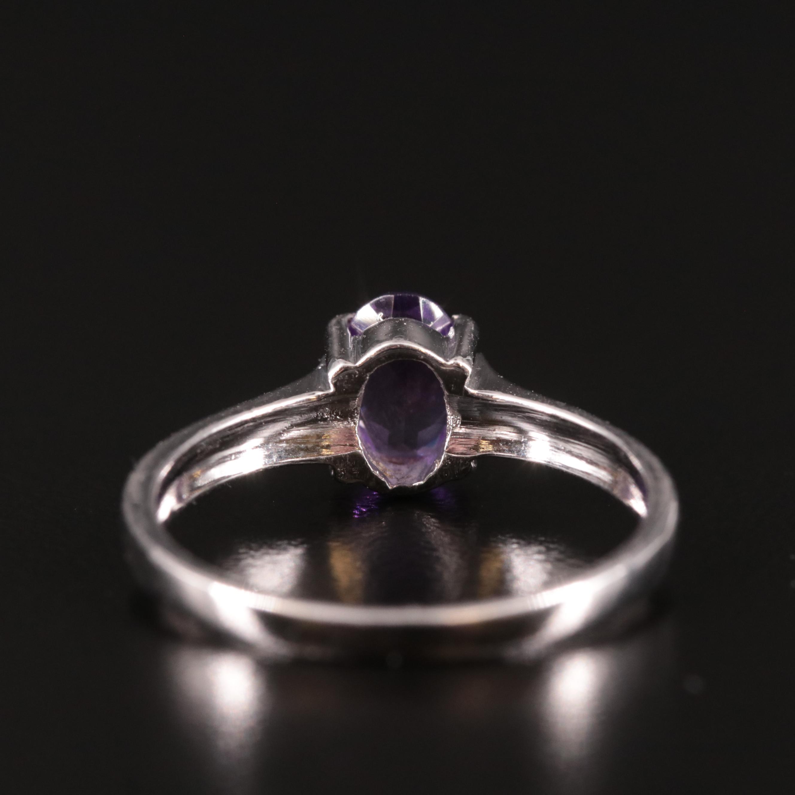 Sterling Silver Amethyst Ring