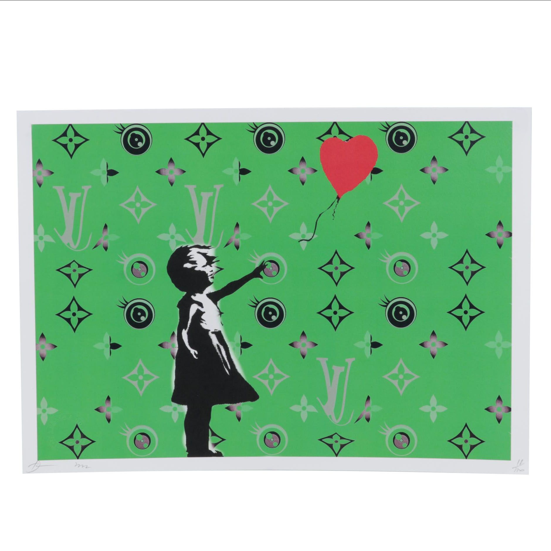 Death NYC Digital Pop Art Print "Homage to Banksy," 2022