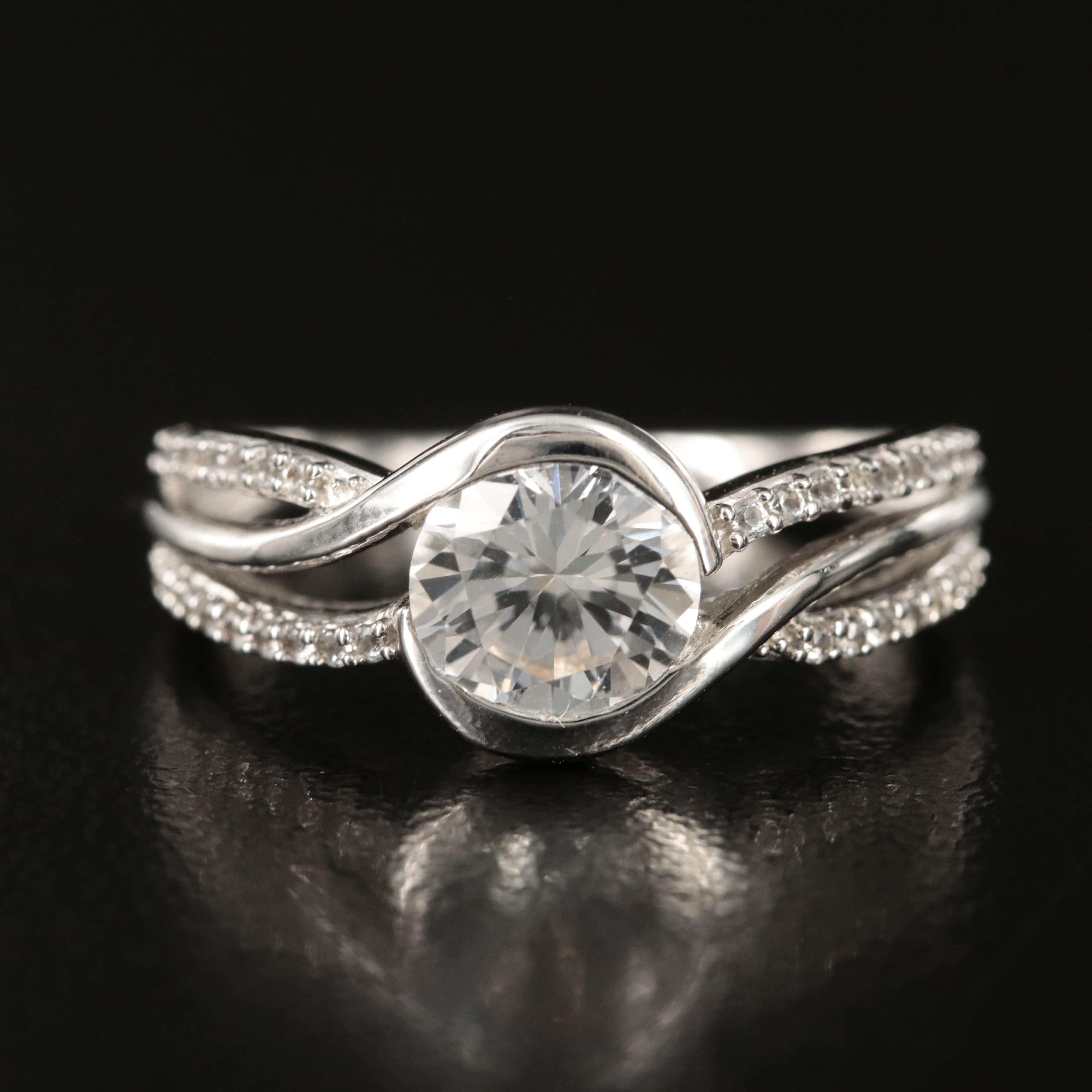 Sterling Sapphire Ring