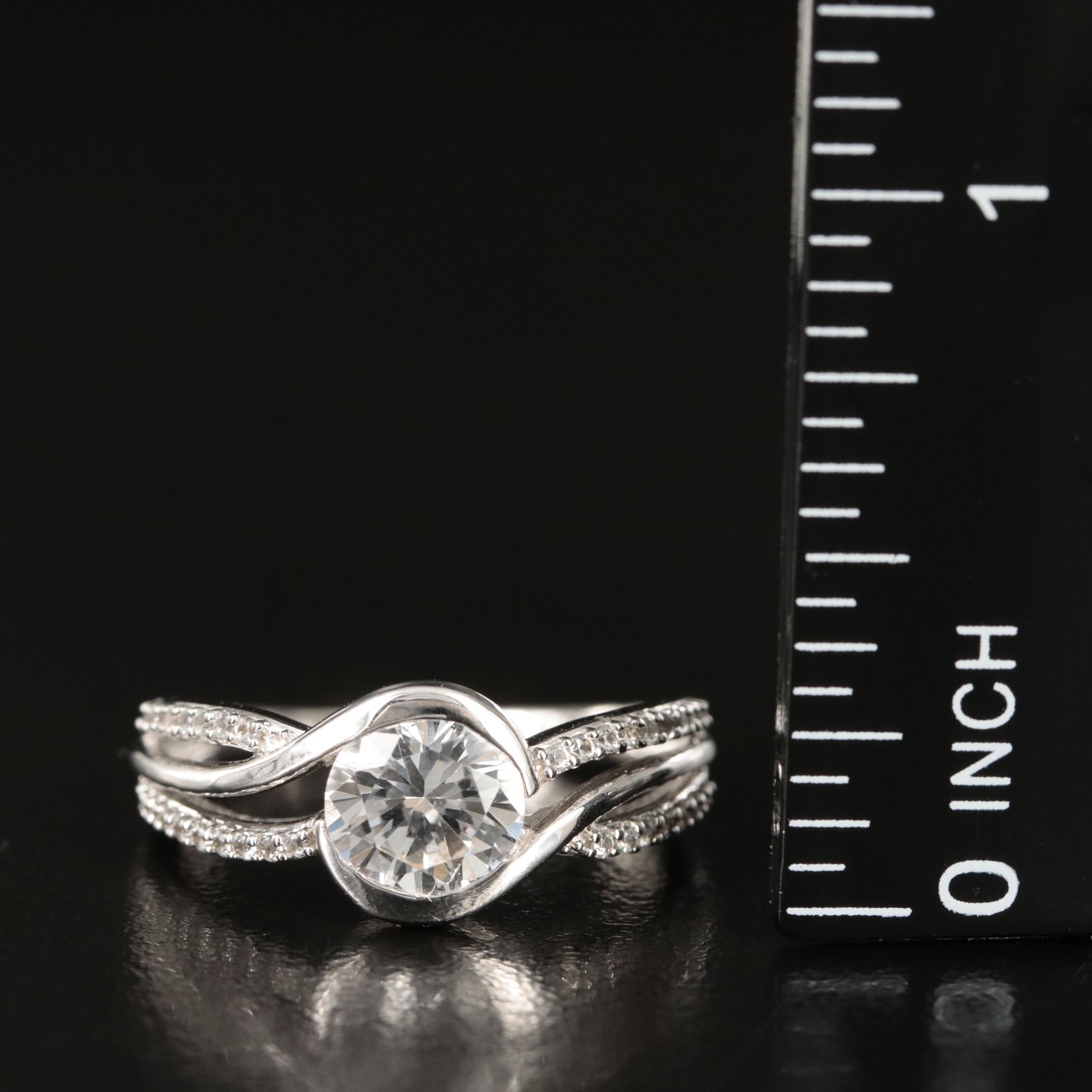 Sterling Sapphire Ring