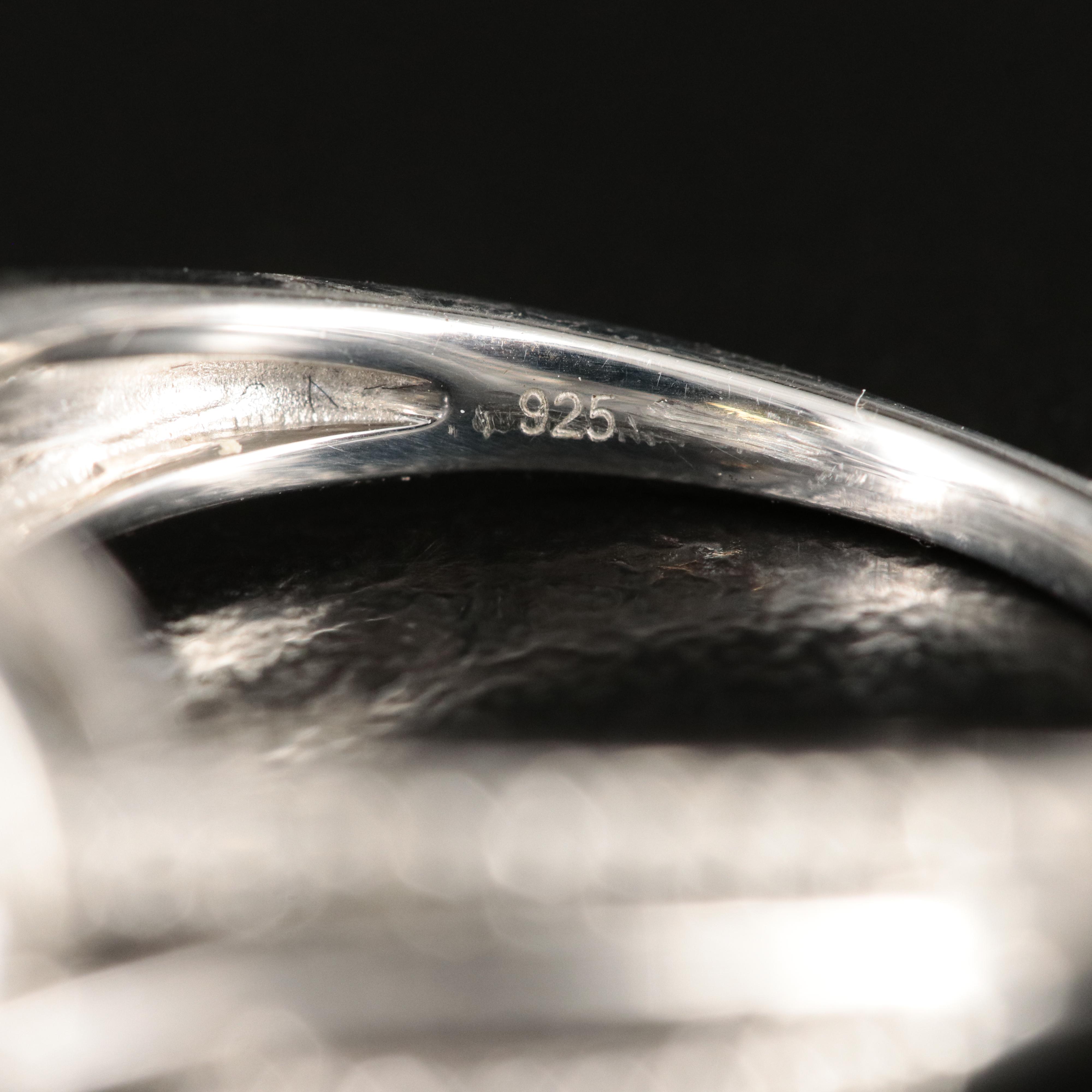 Sterling Sapphire Ring