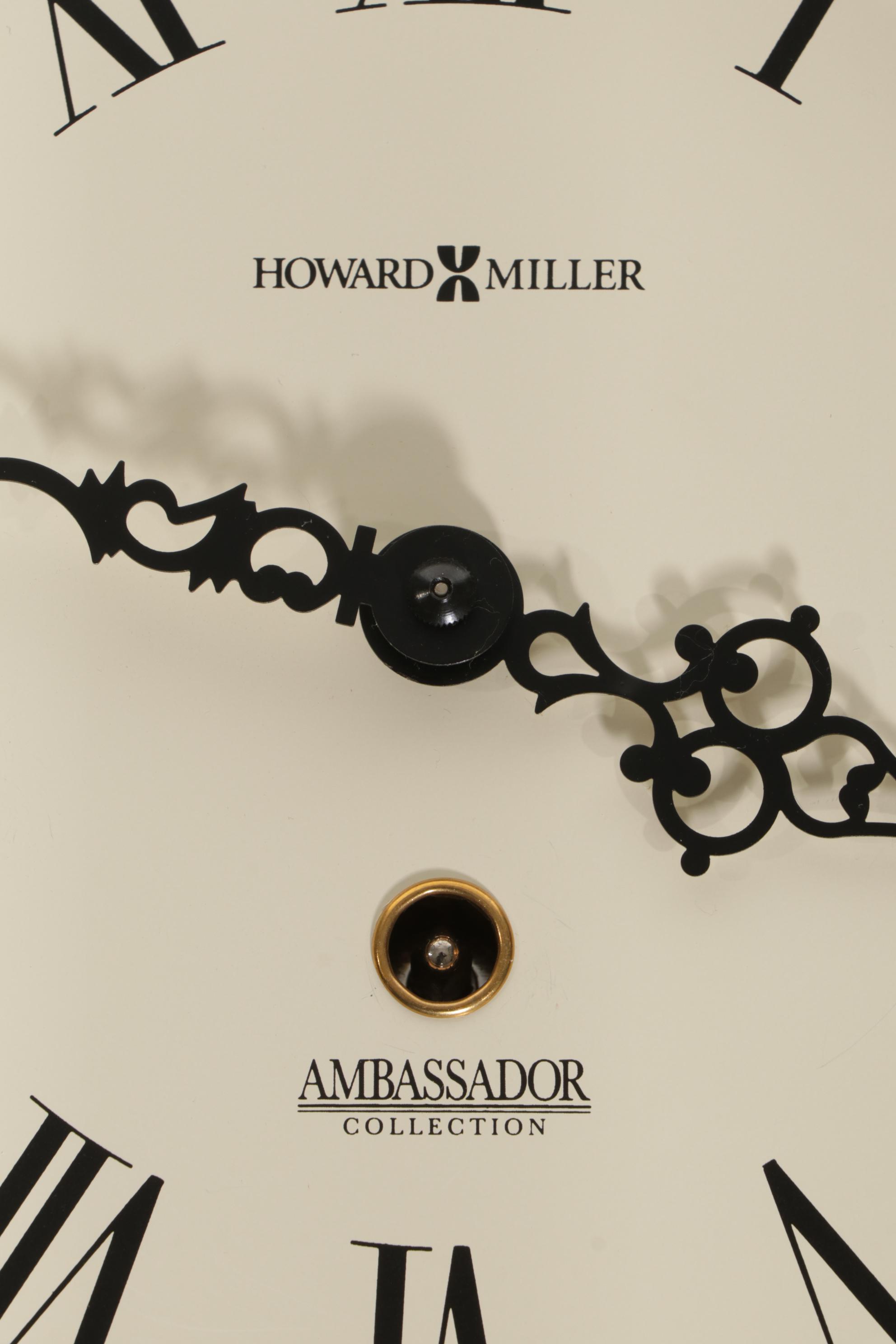 Howard Miller Ambassador Collection German Made "Grandfather" Wall Clock