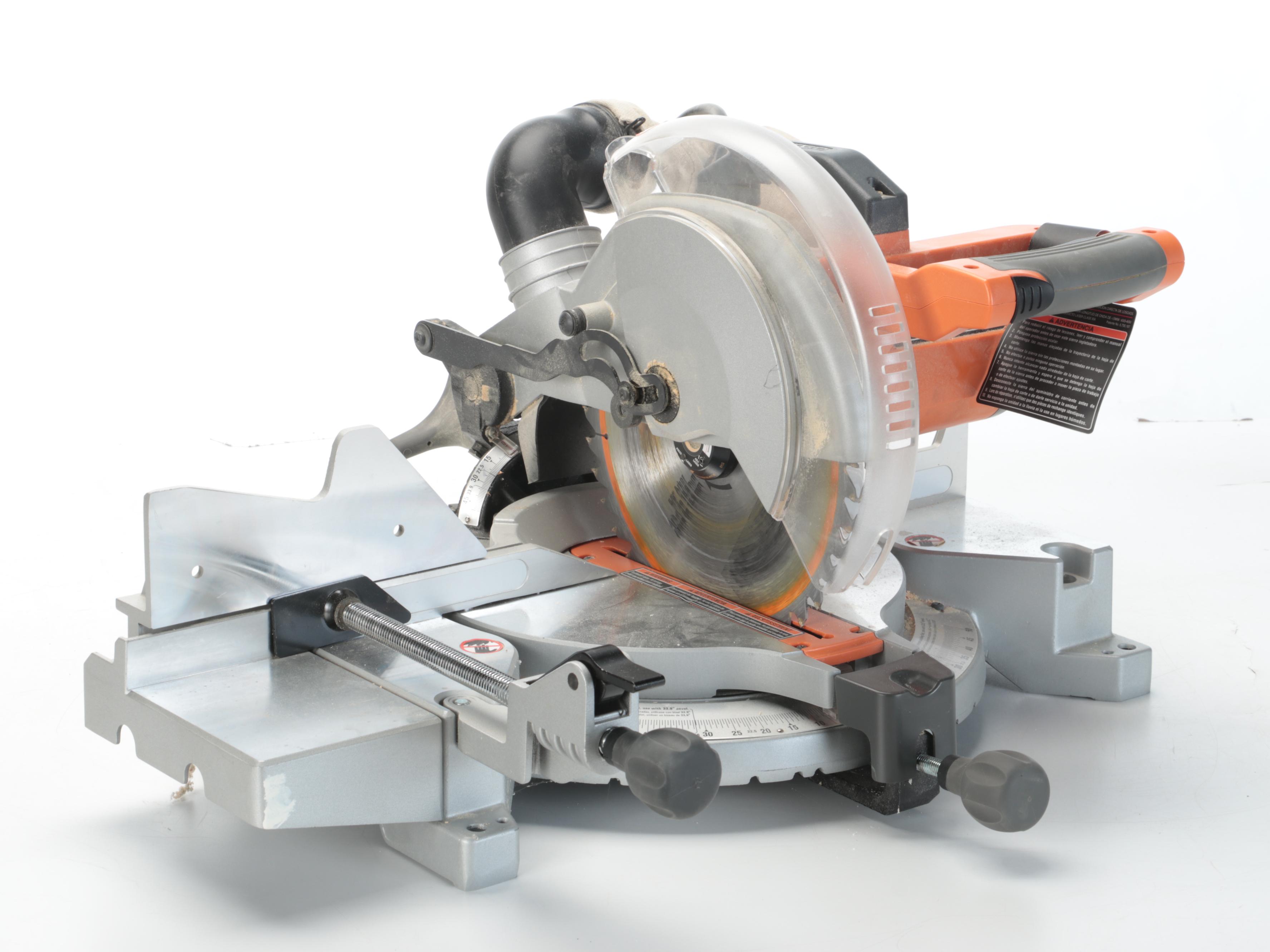 RIDGID 10" Compound Miter Saw with Jorgensen Miter Saw