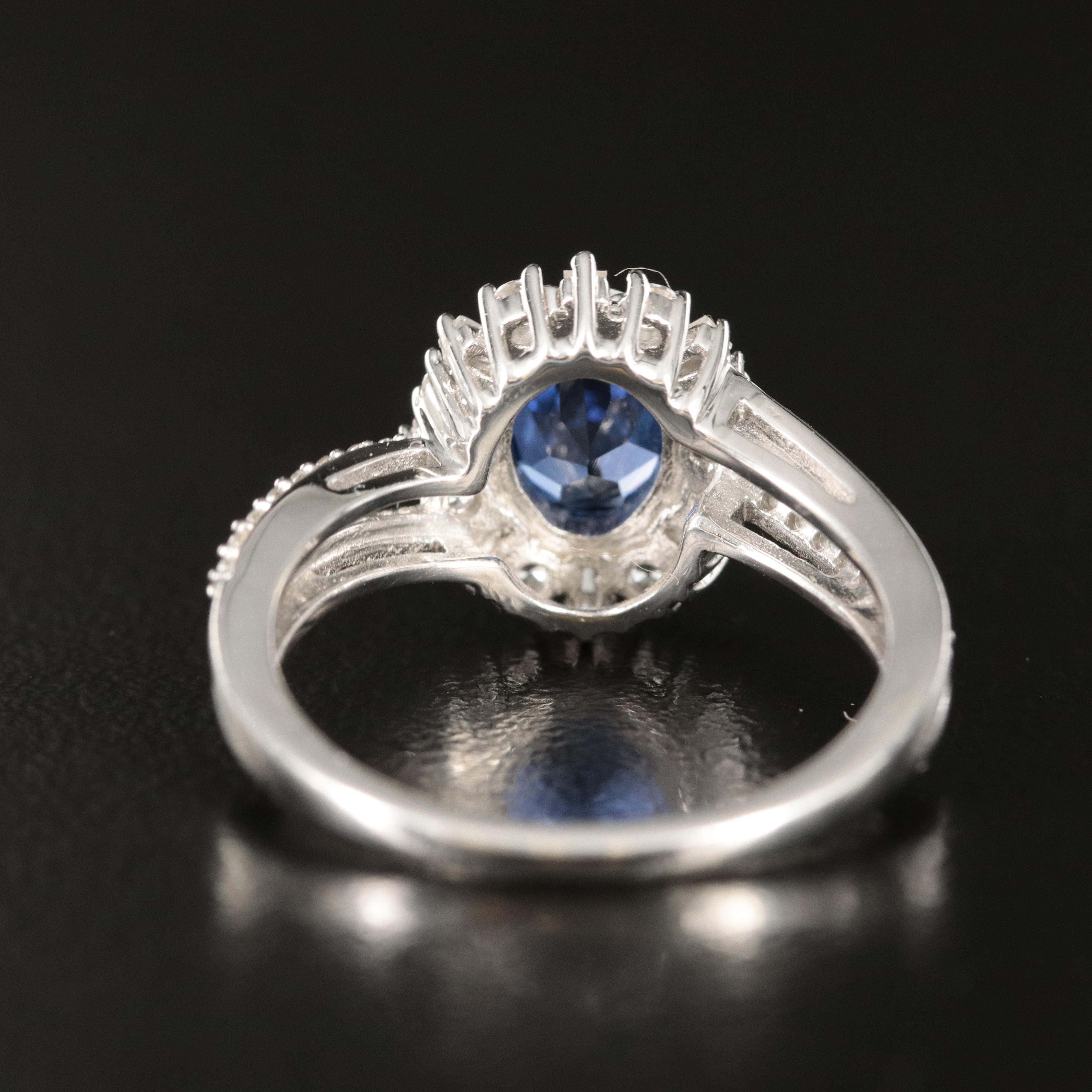 Sterling Sapphire Ring